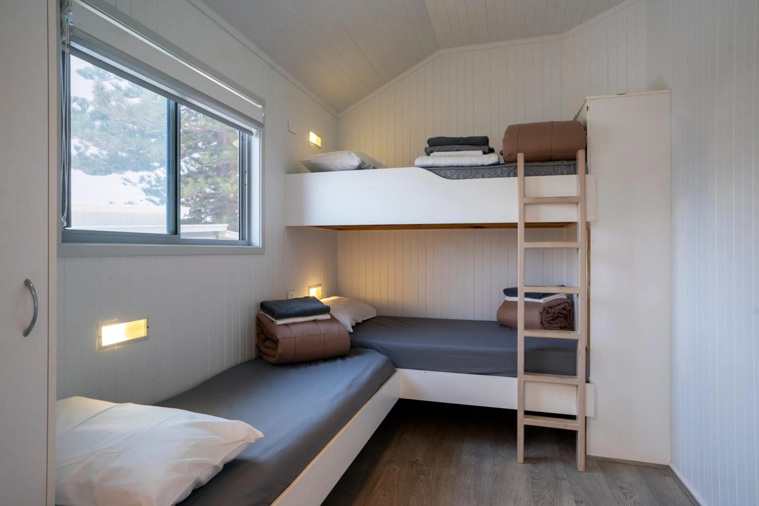 bunk bed in Surf Beach Holiday Park