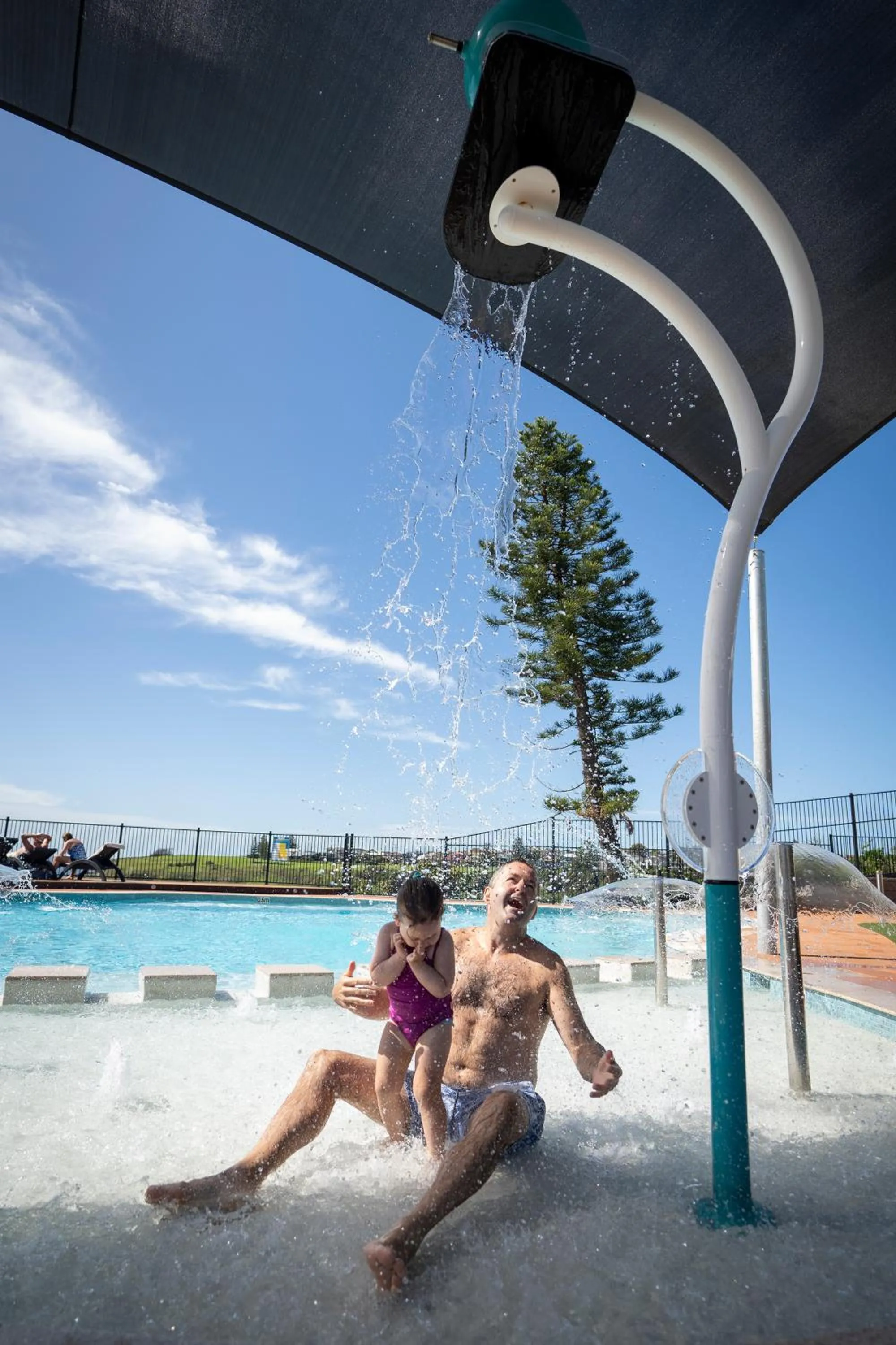 Property building in Surf Beach Holiday Park