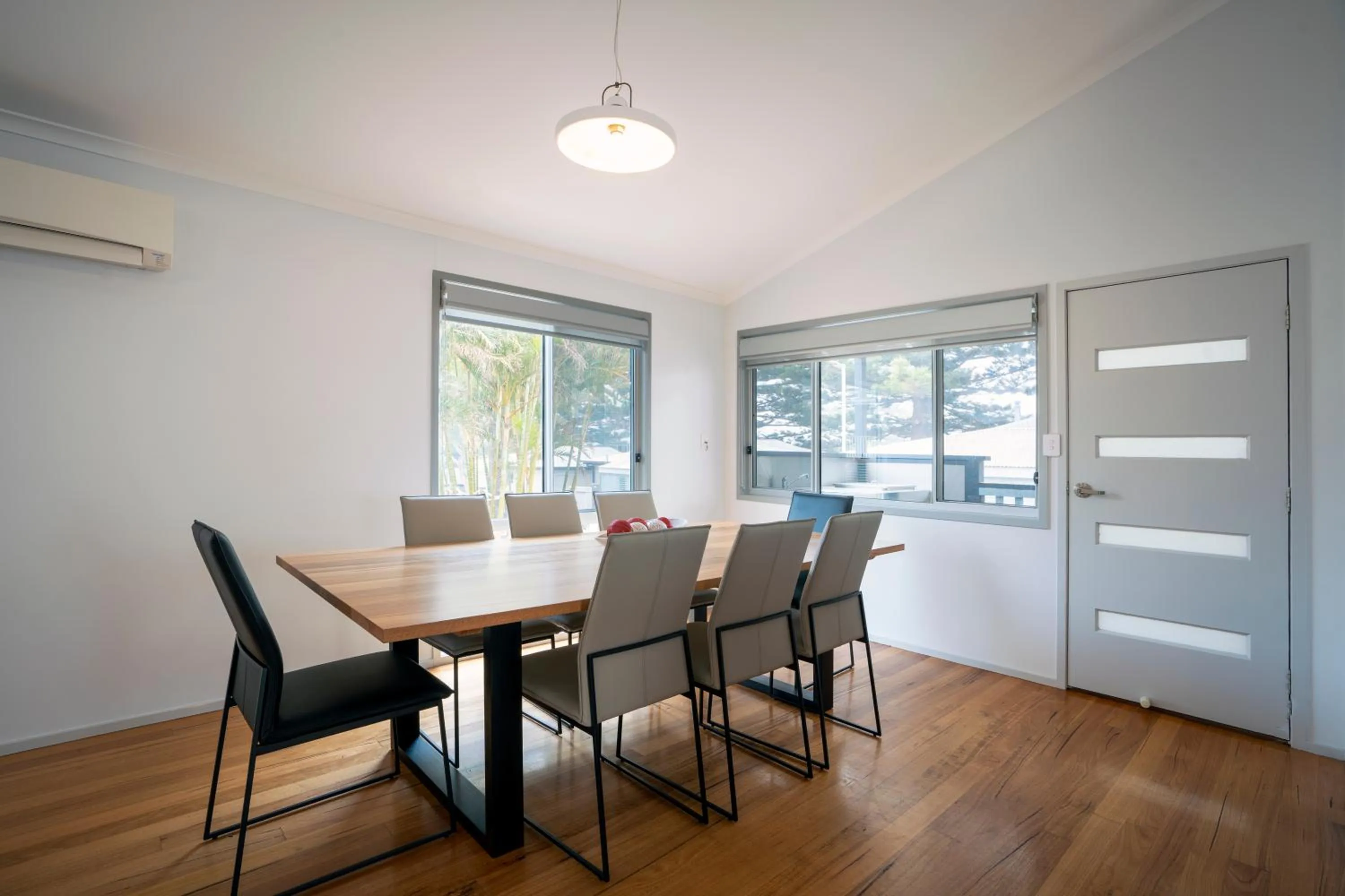 Seating area in Surf Beach Holiday Park