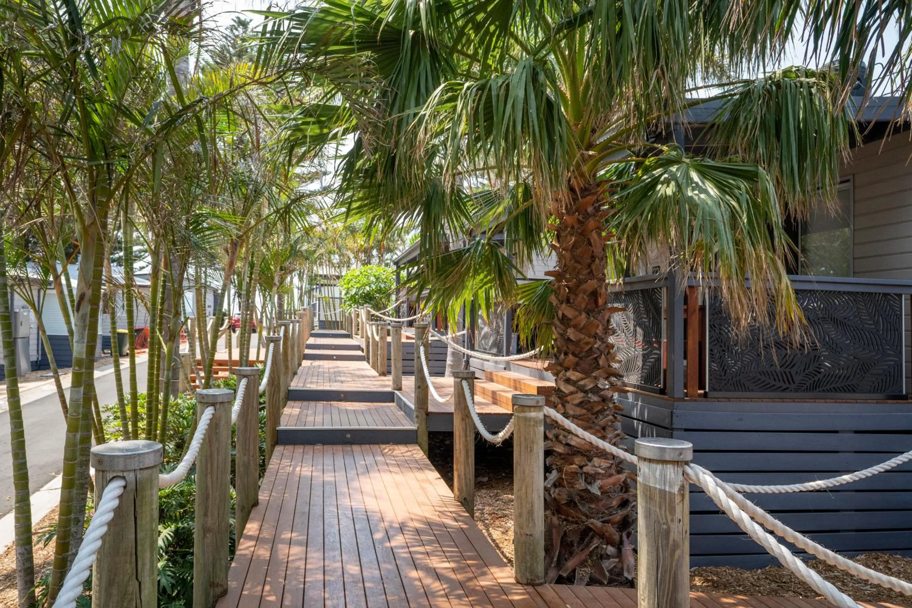 Balcony/Terrace in Surf Beach Holiday Park