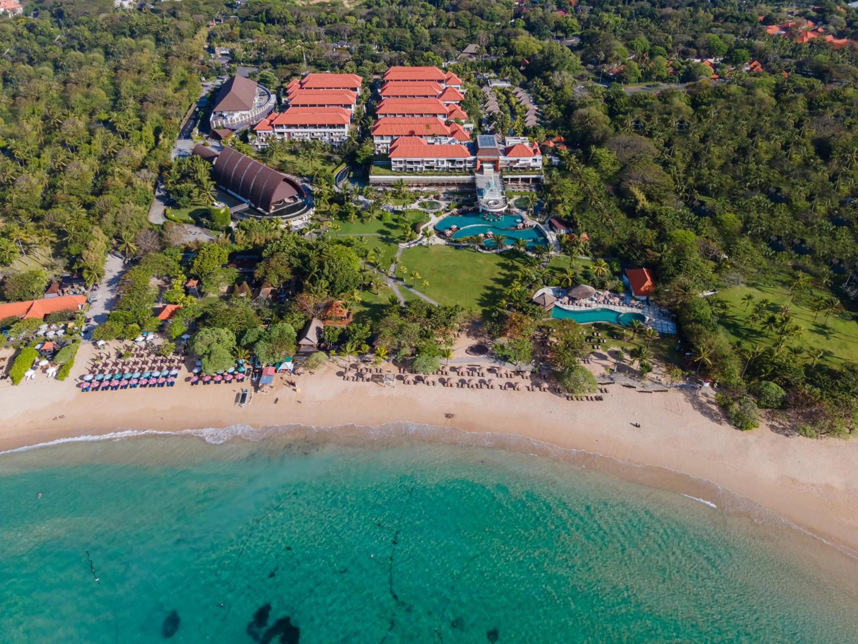 Bird's eye view in MERUSAKA Nusa Dua