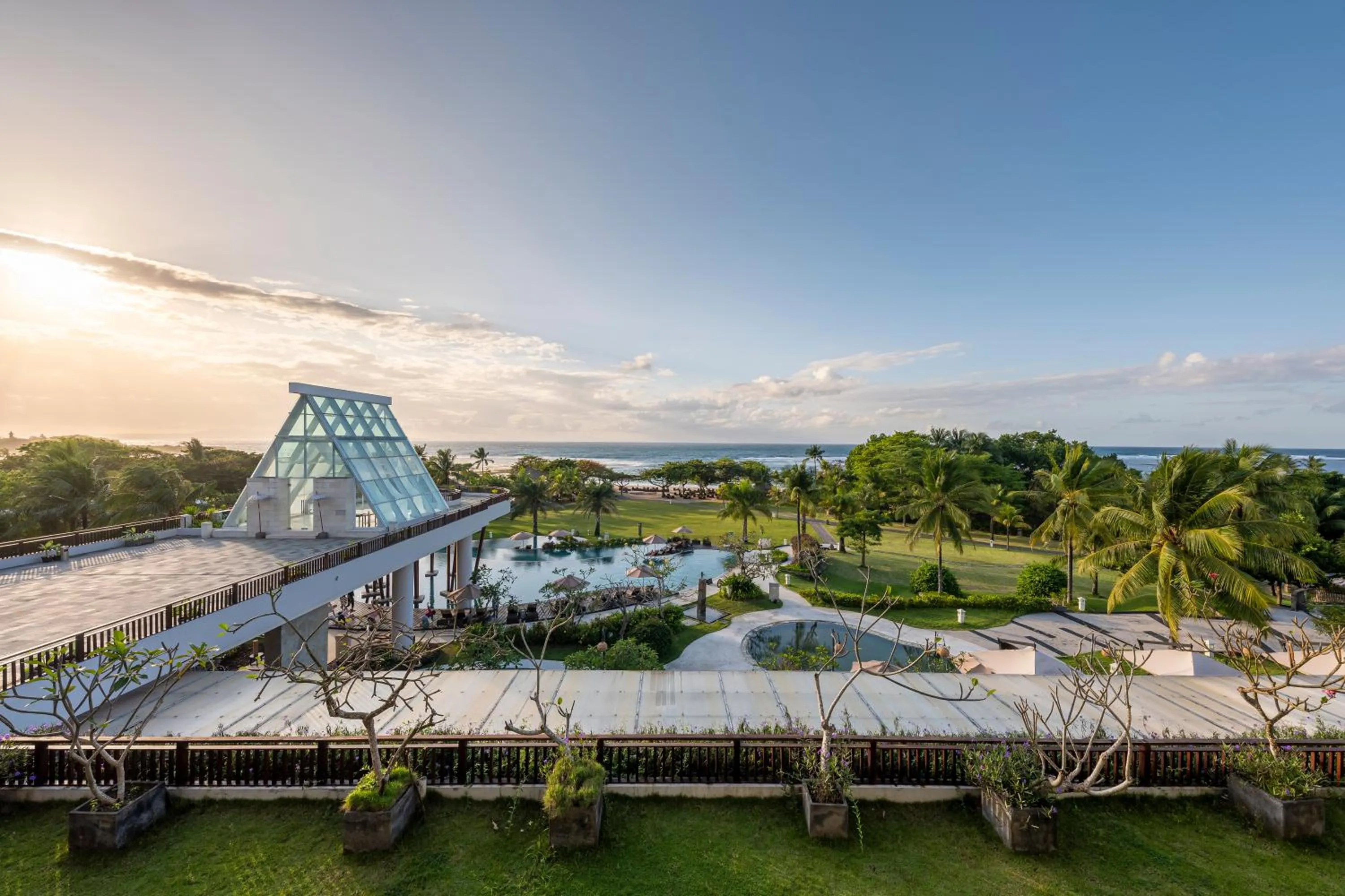 Bird's eye view in MERUSAKA Nusa Dua