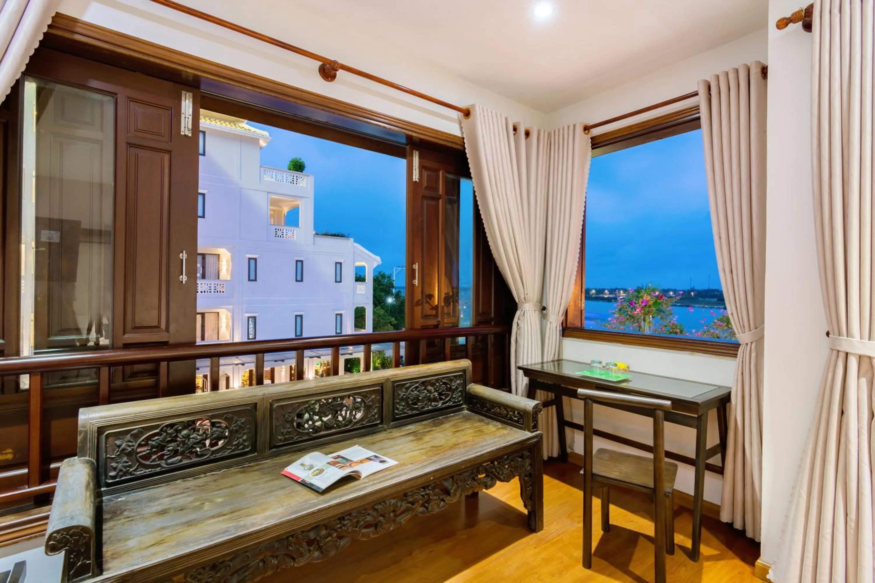 Living room in B'Lan Riverside Villa