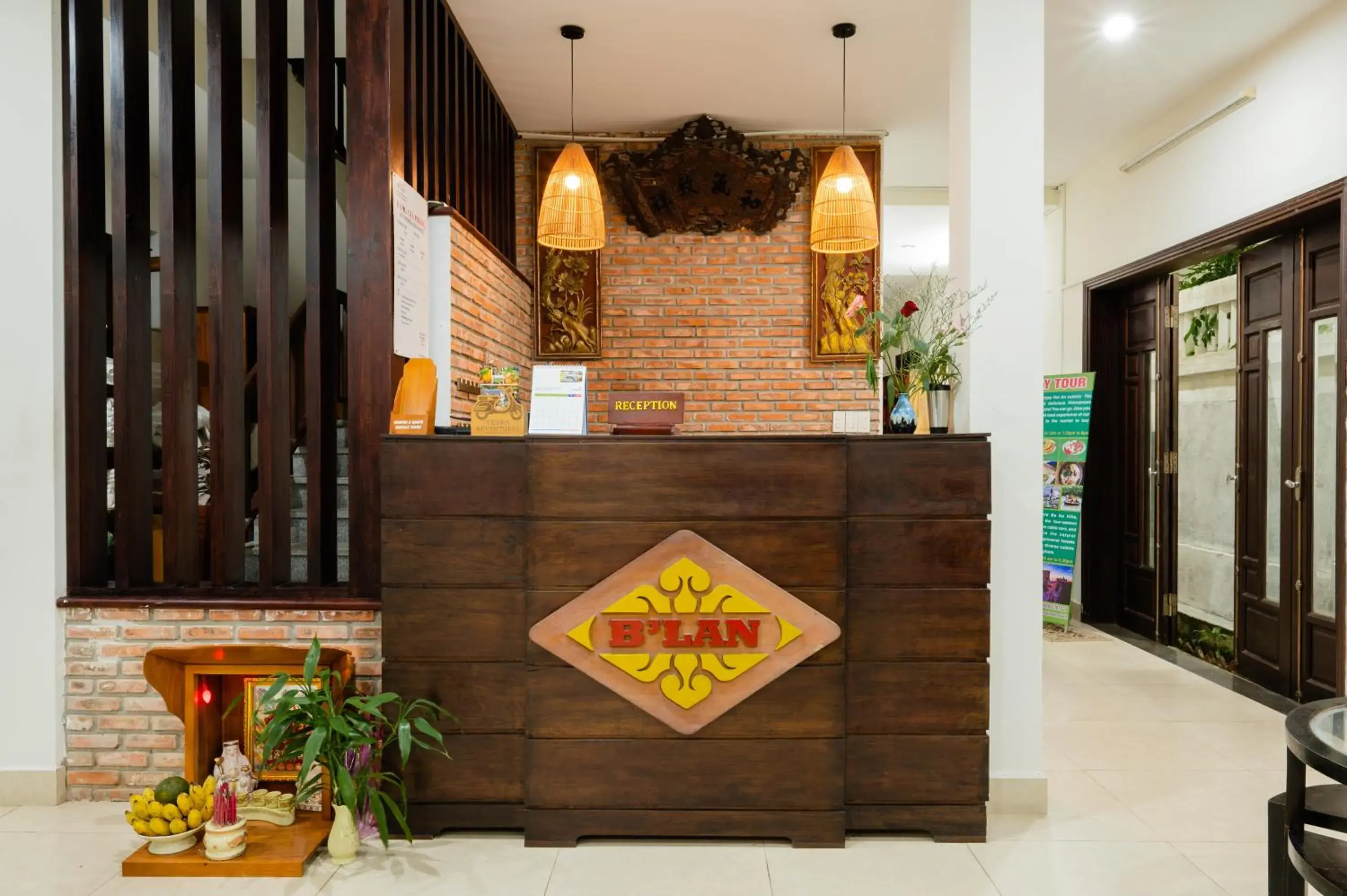 Lobby or reception in B'Lan Riverside Villa Lobby or reception in B'Lan Riverside Villa