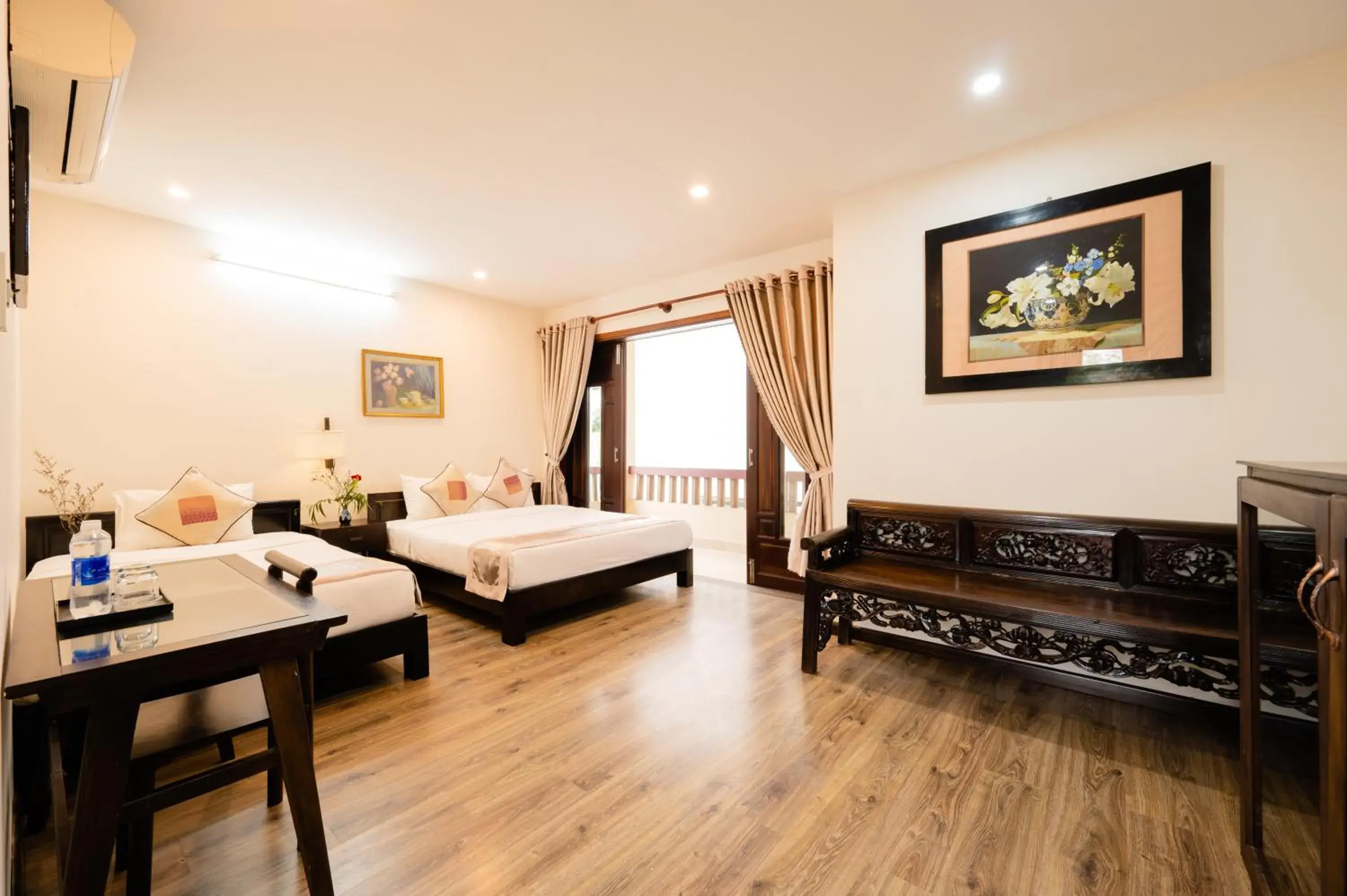 Bedroom, Bed in B'Lan Riverside Villa Bedroom, Bed in B'Lan Riverside Villa