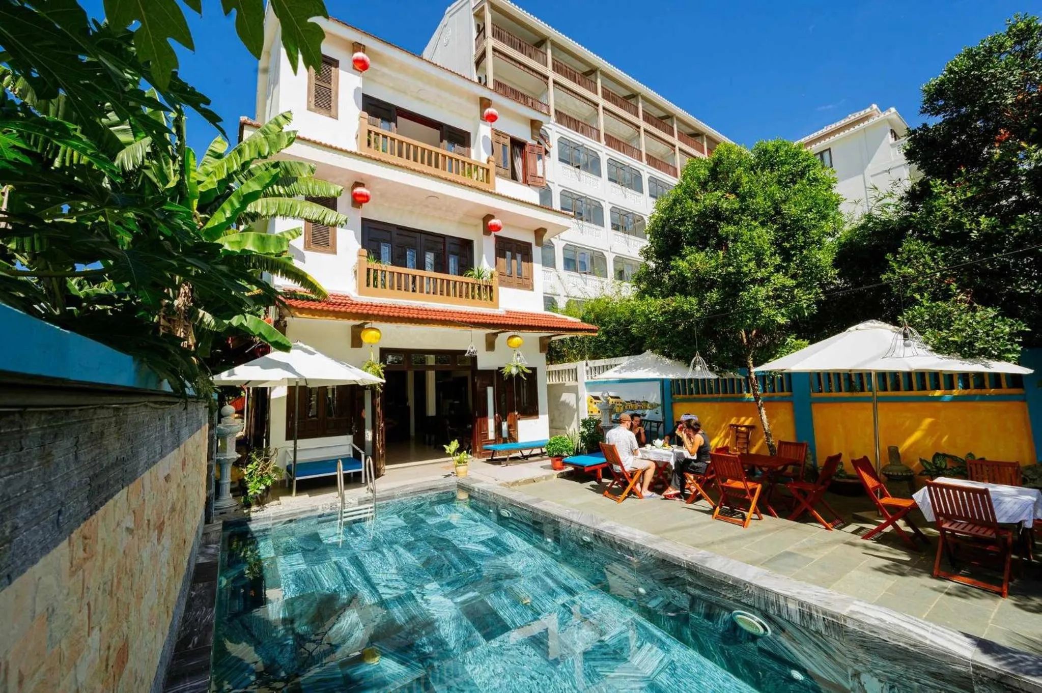 Patio in B'Lan Riverside Villa