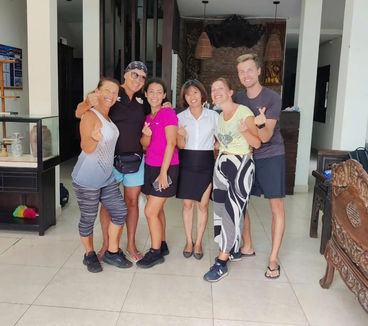 Breakfast in B'Lan Riverside Villa