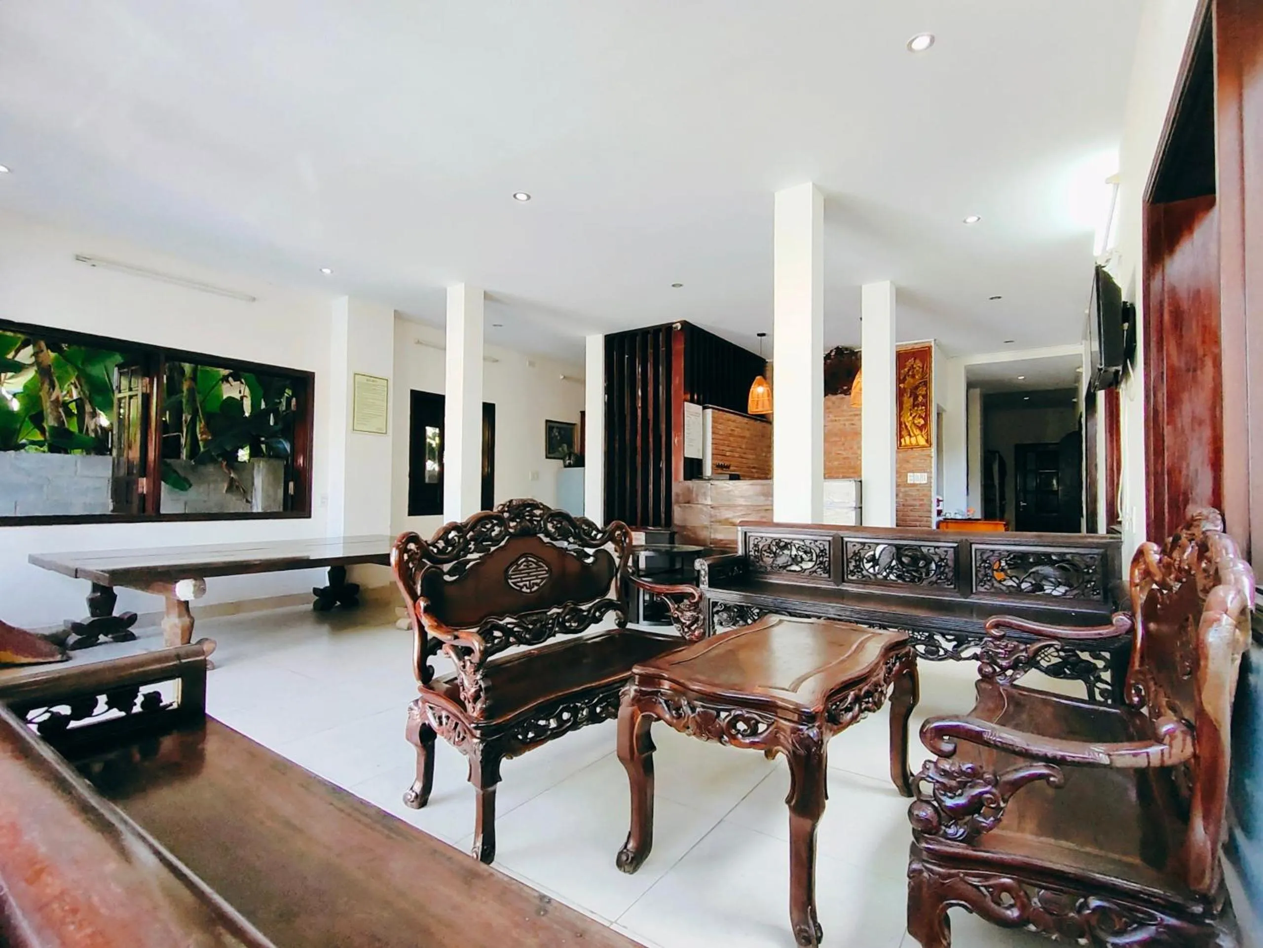 Living room in B'Lan Riverside Villa