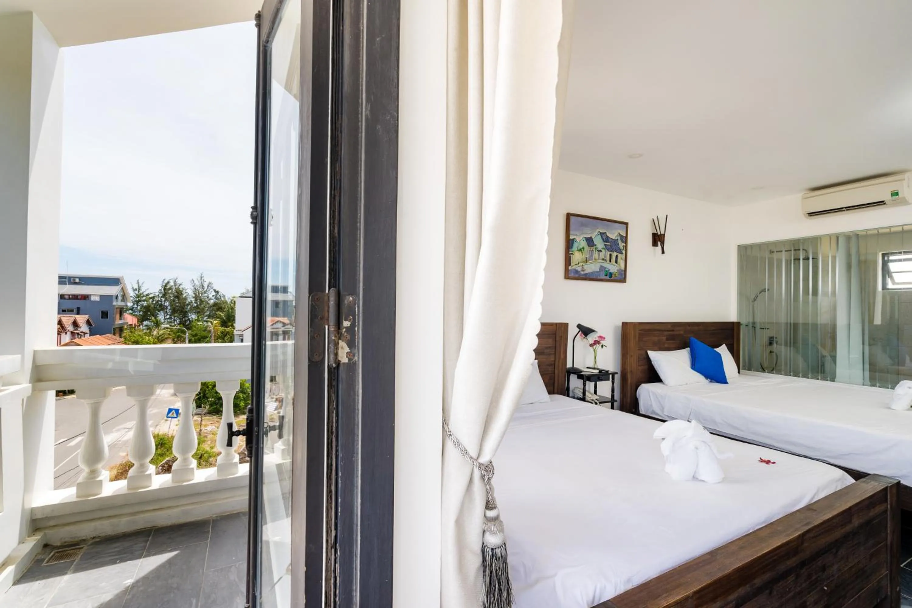 Balcony/Terrace in Blue An Bang Villa