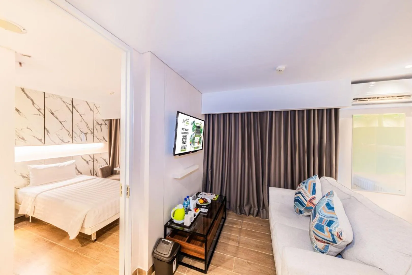 Bed in Whiz Prime Hotel Balikpapan