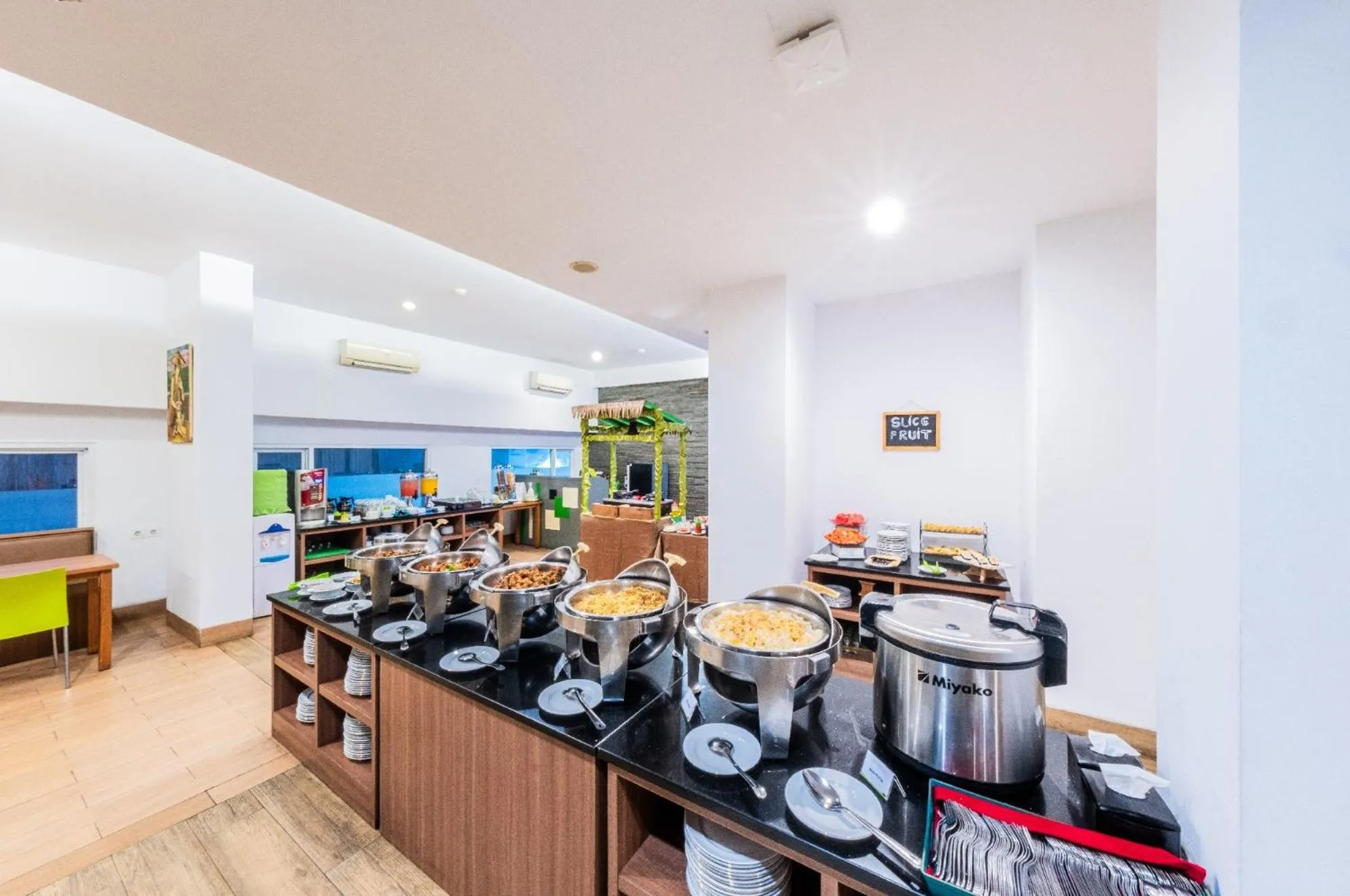 Buffet breakfast in Whiz Prime Hotel Balikpapan