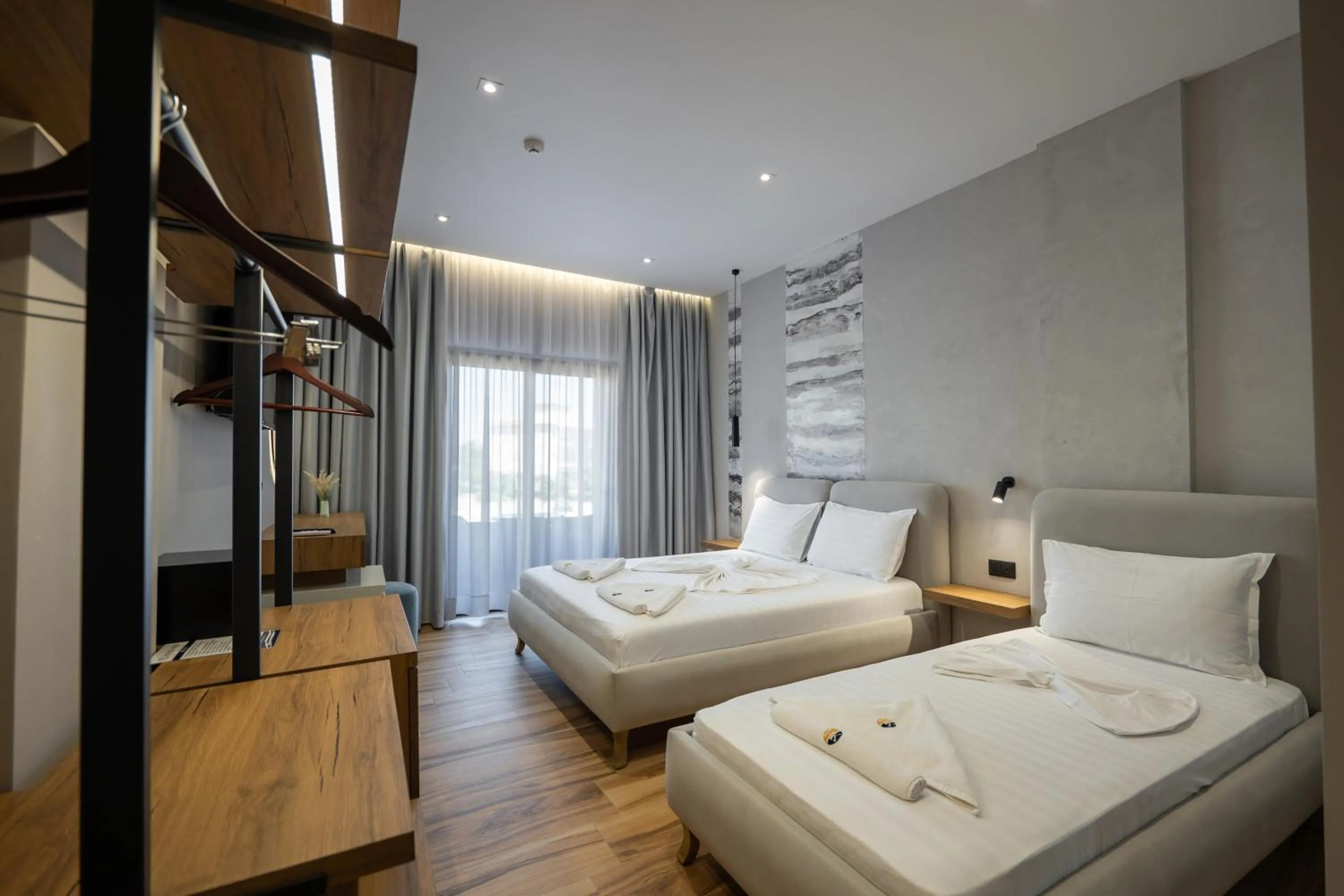 Bed in Hotel Kroi