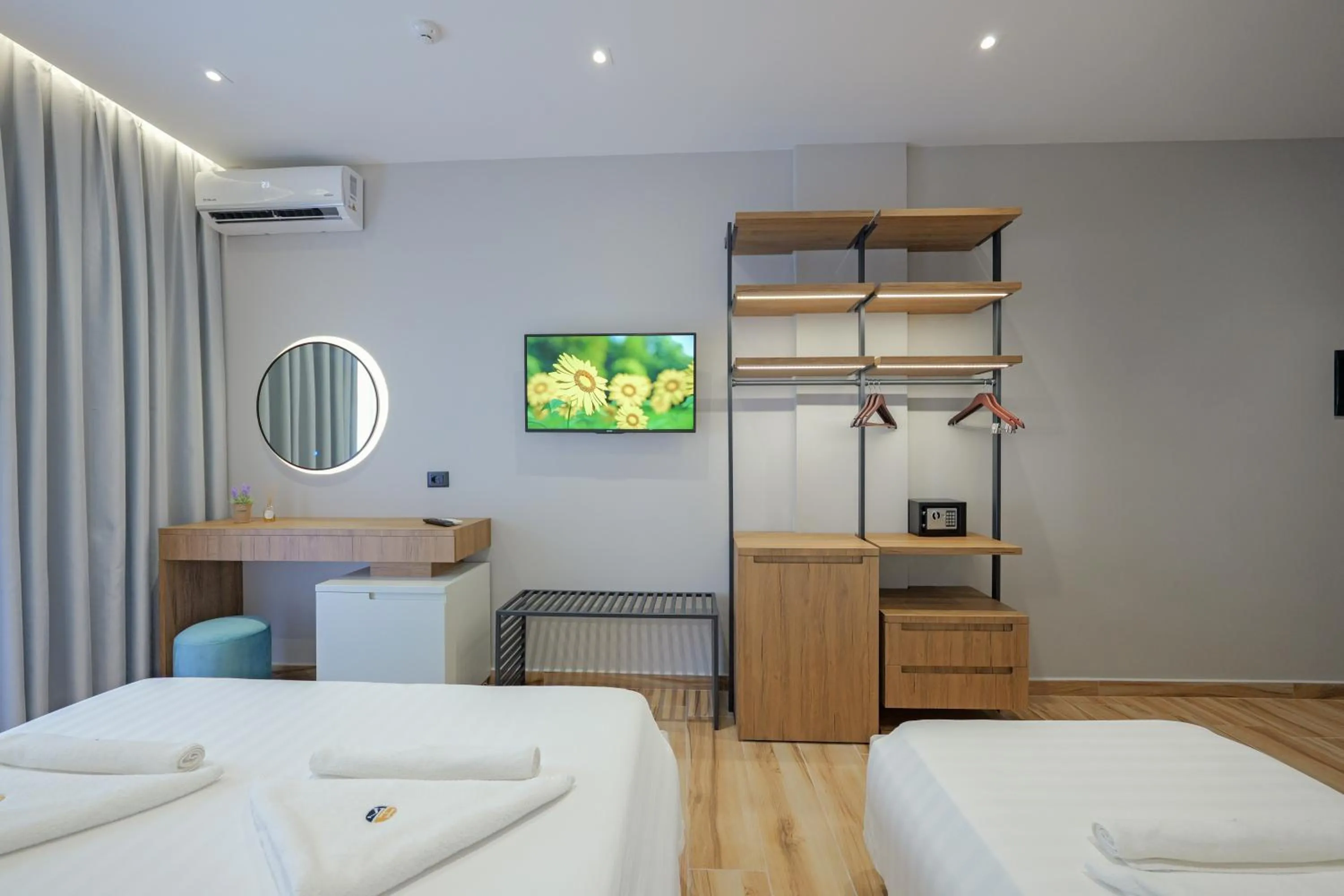 Bed in Hotel Kroi