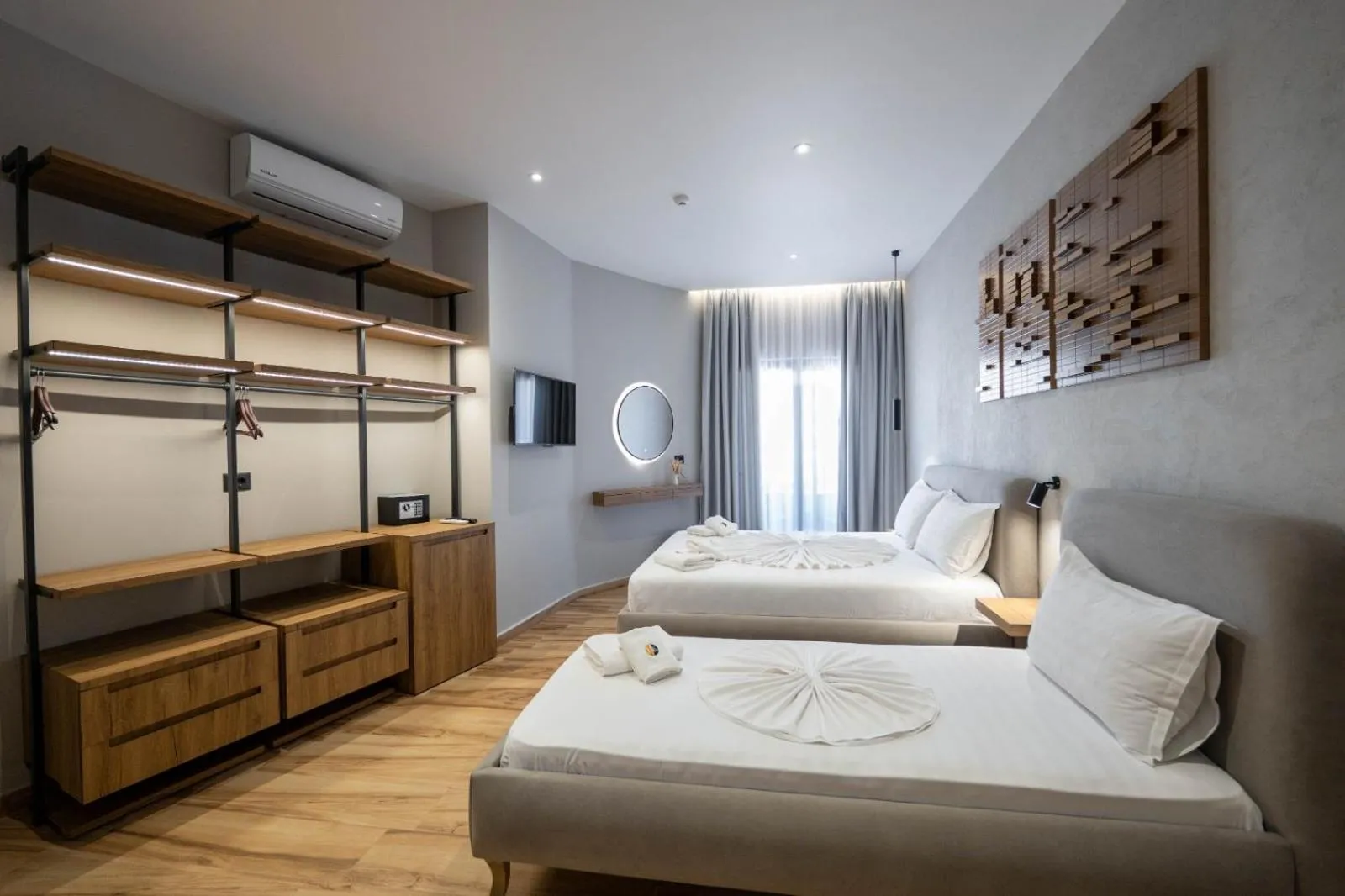 Bed in Hotel Kroi