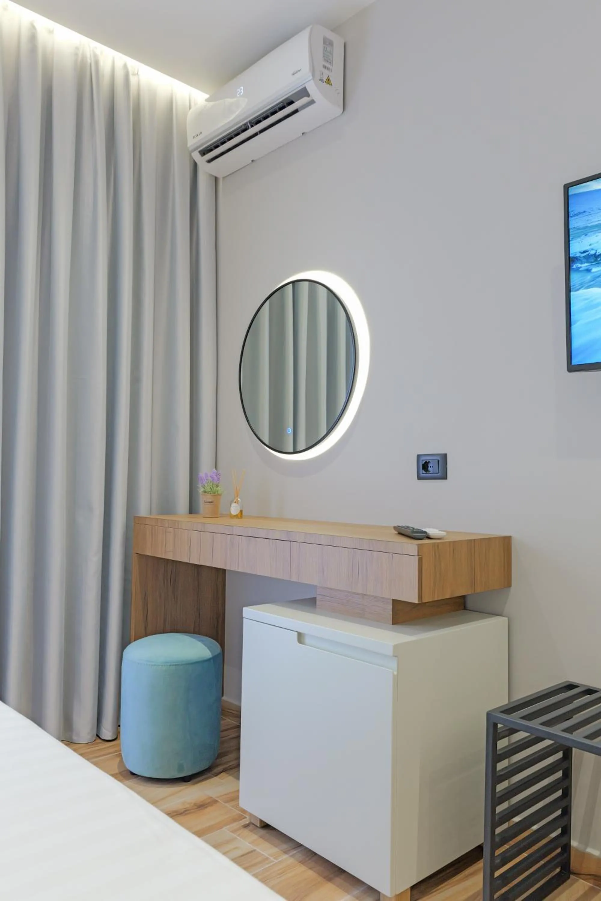 Bed in Hotel Kroi