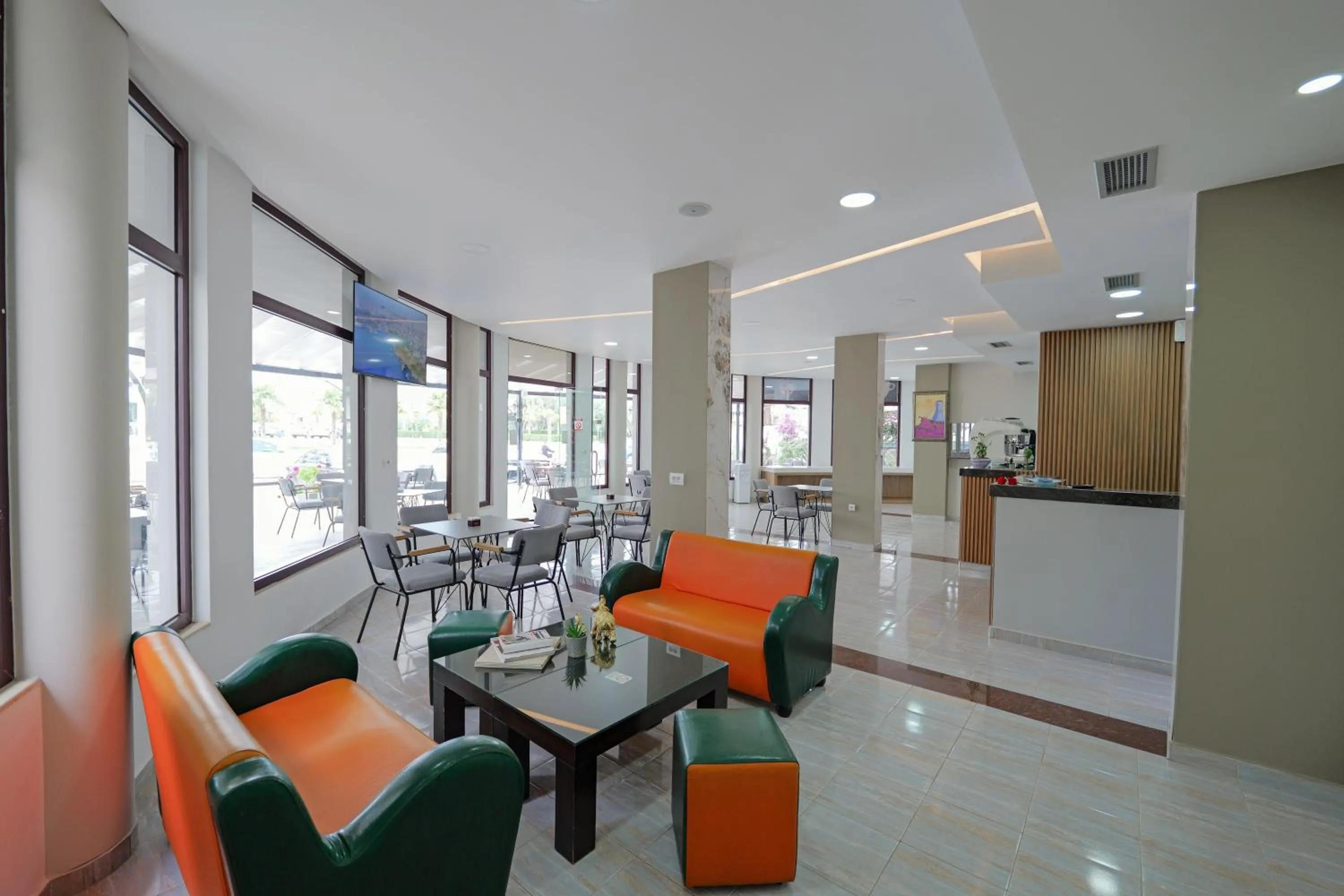 Seating area in Hotel Kroi