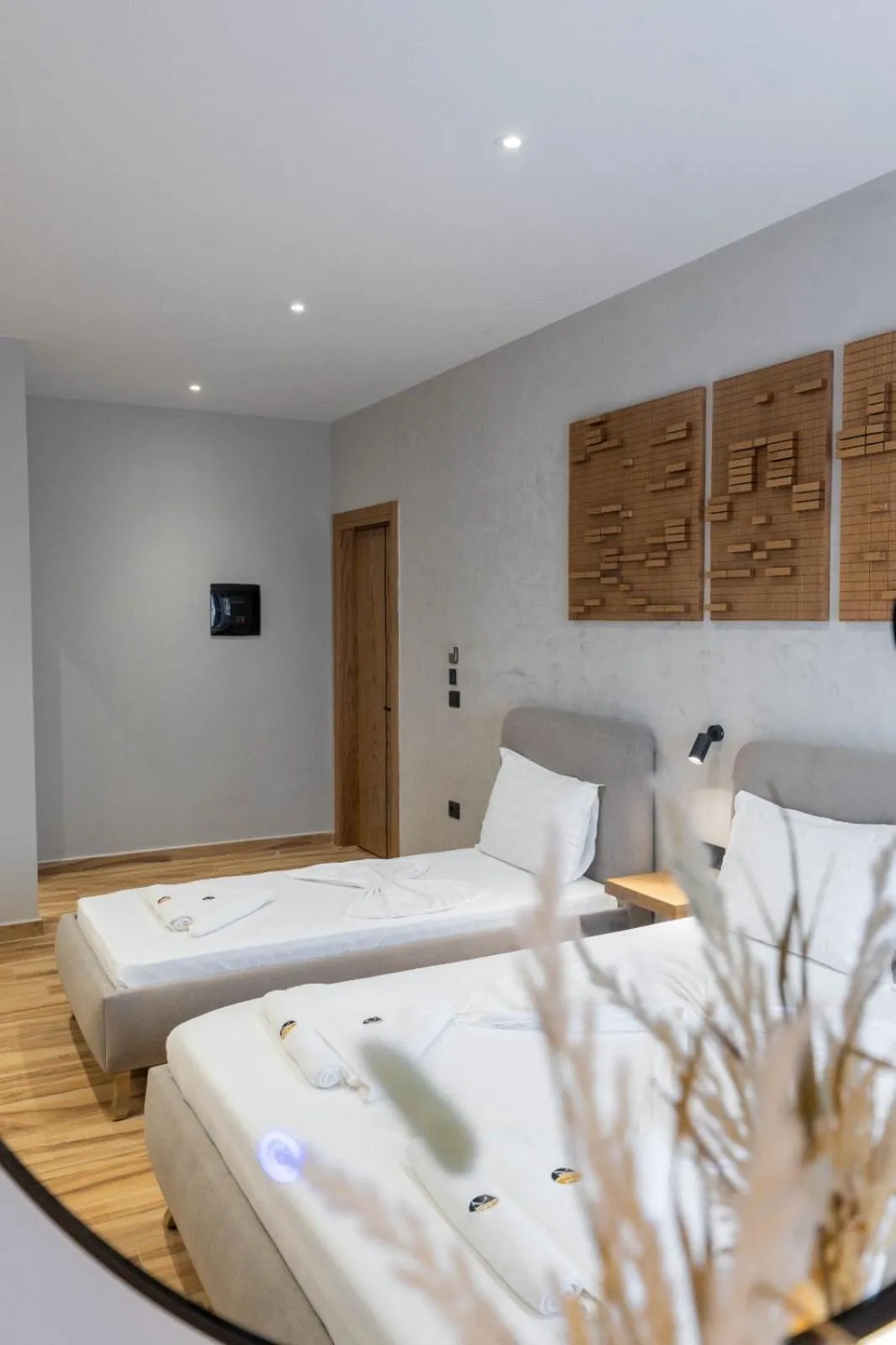 Bed in Hotel Kroi