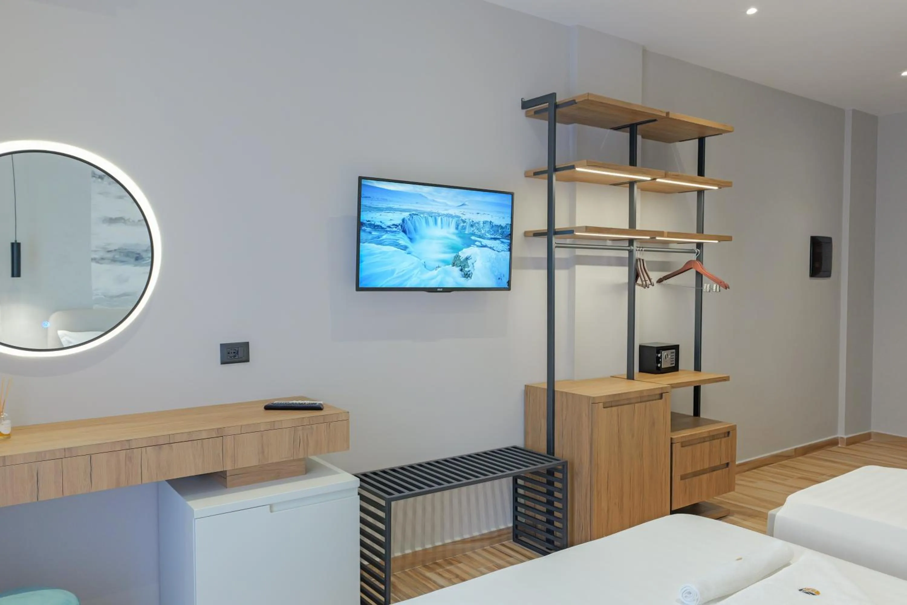 Bed in Hotel Kroi