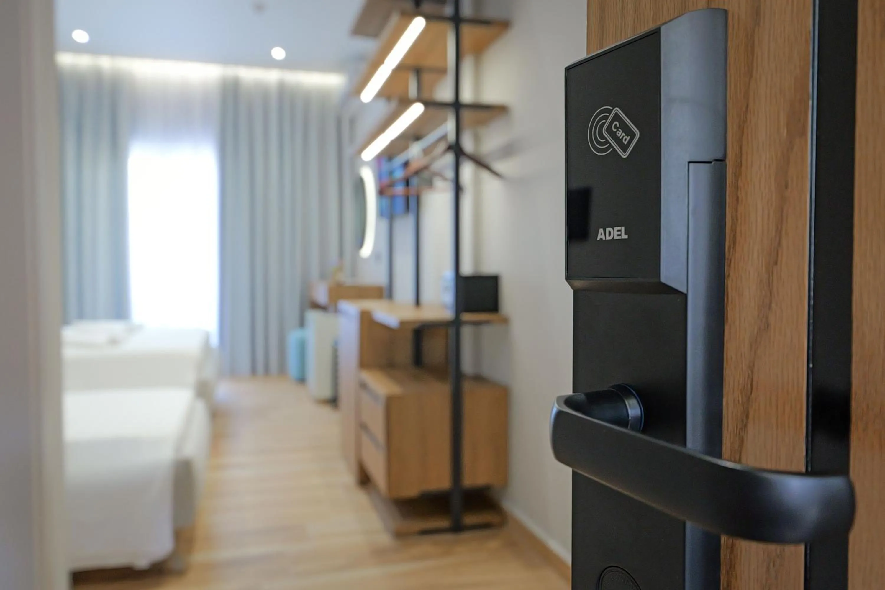 Bed in Hotel Kroi