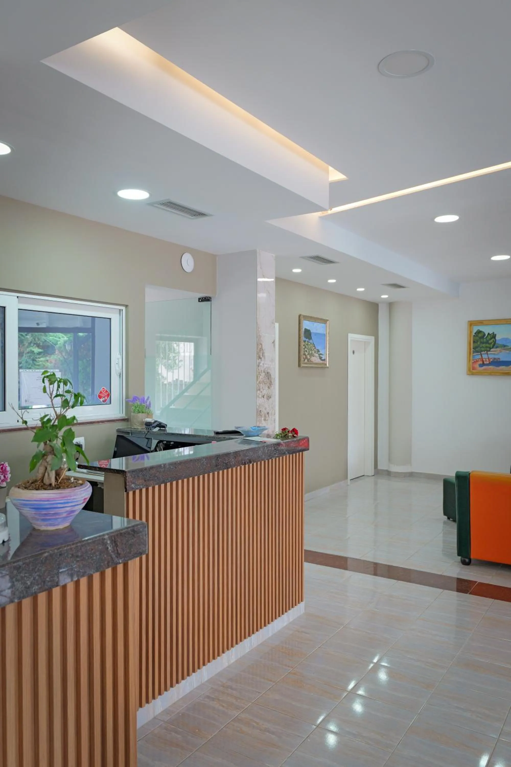 Lobby or reception in Hotel Kroi