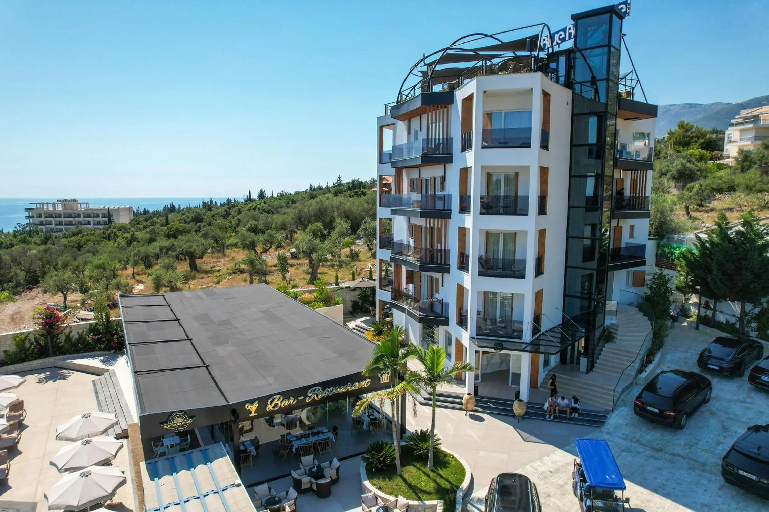 Property building in Blue Boutique Hotel Property building in Blue Boutique Hotel