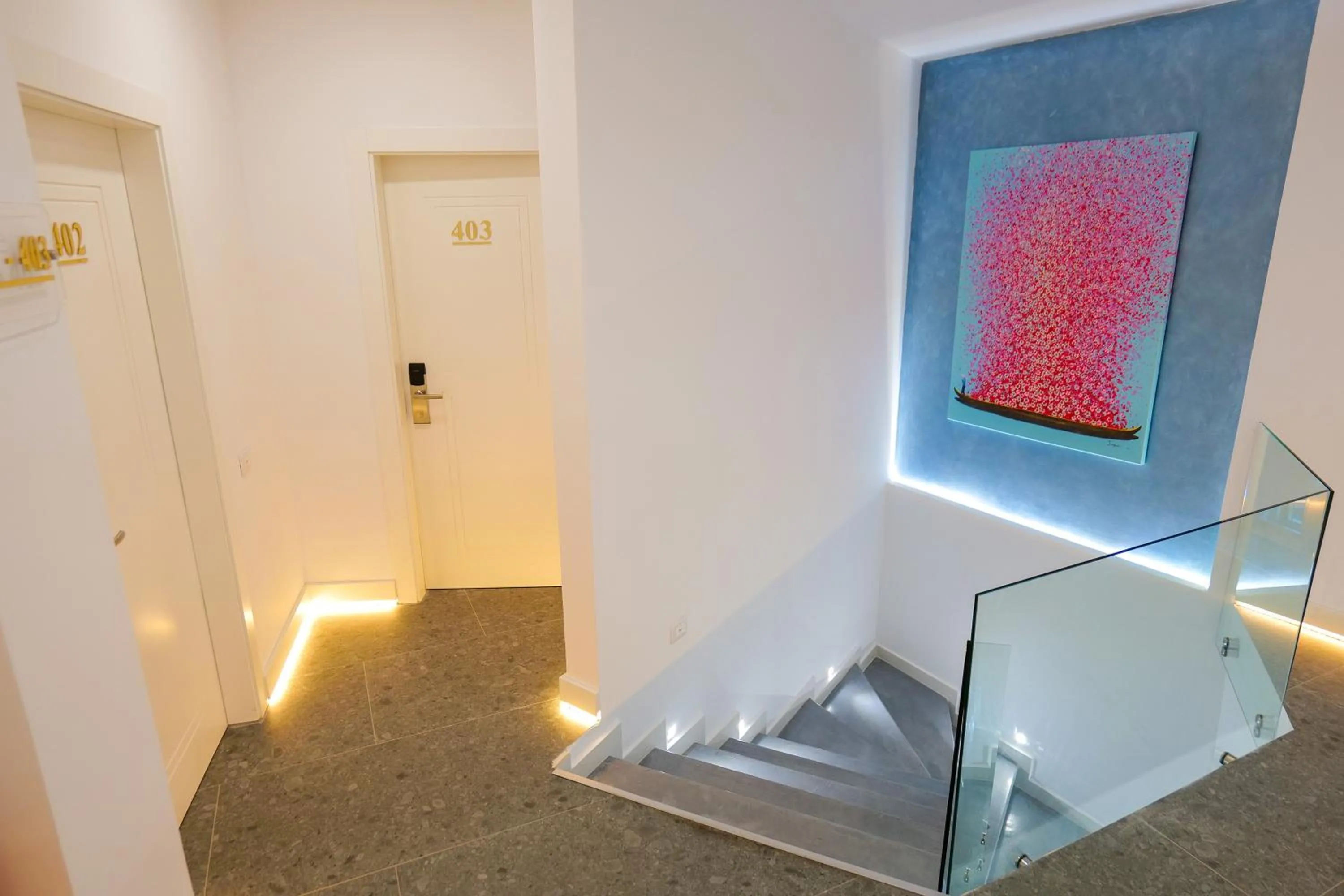 Lobby or reception in Blue Boutique Hotel