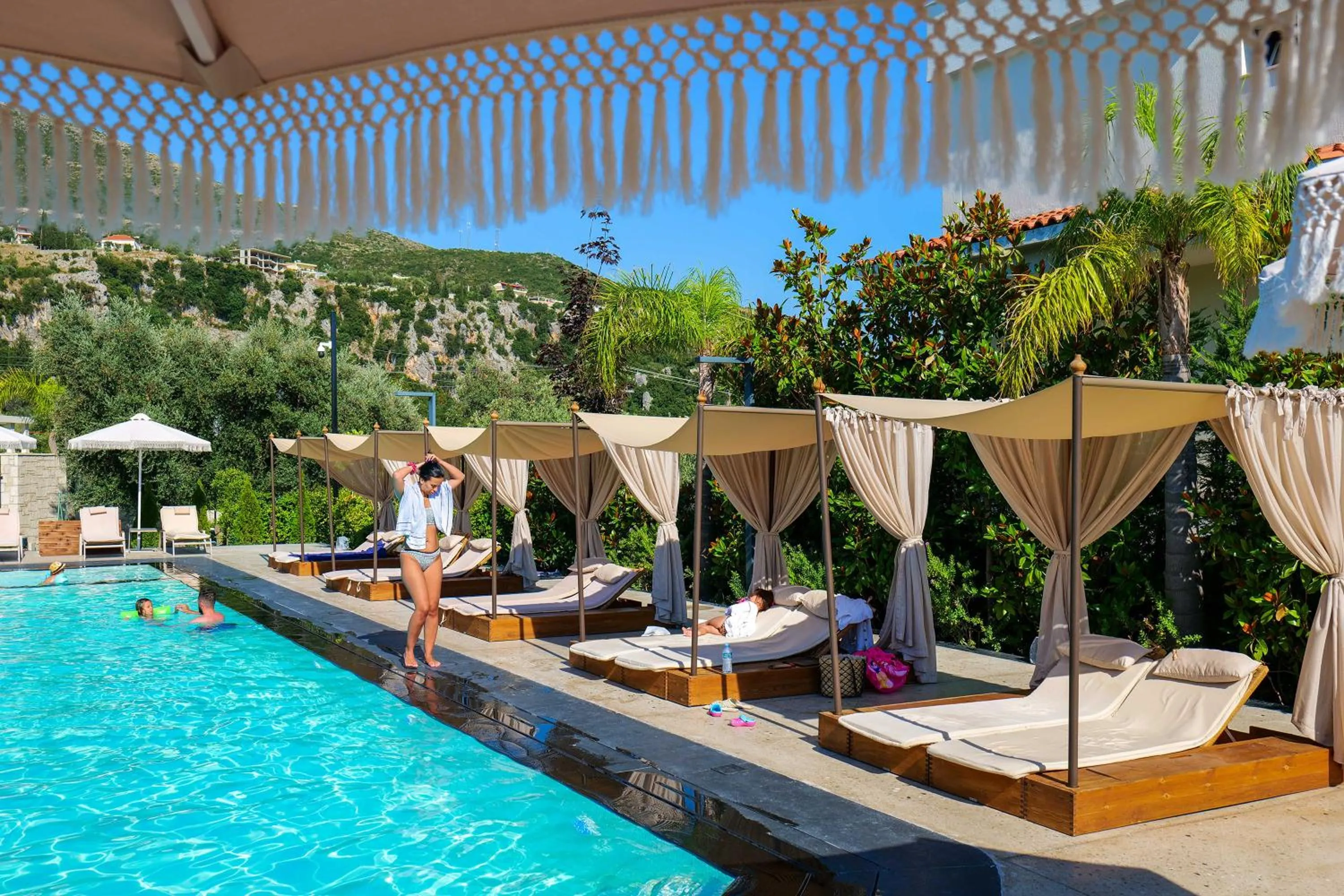 Swimming pool in Blue Boutique Hotel