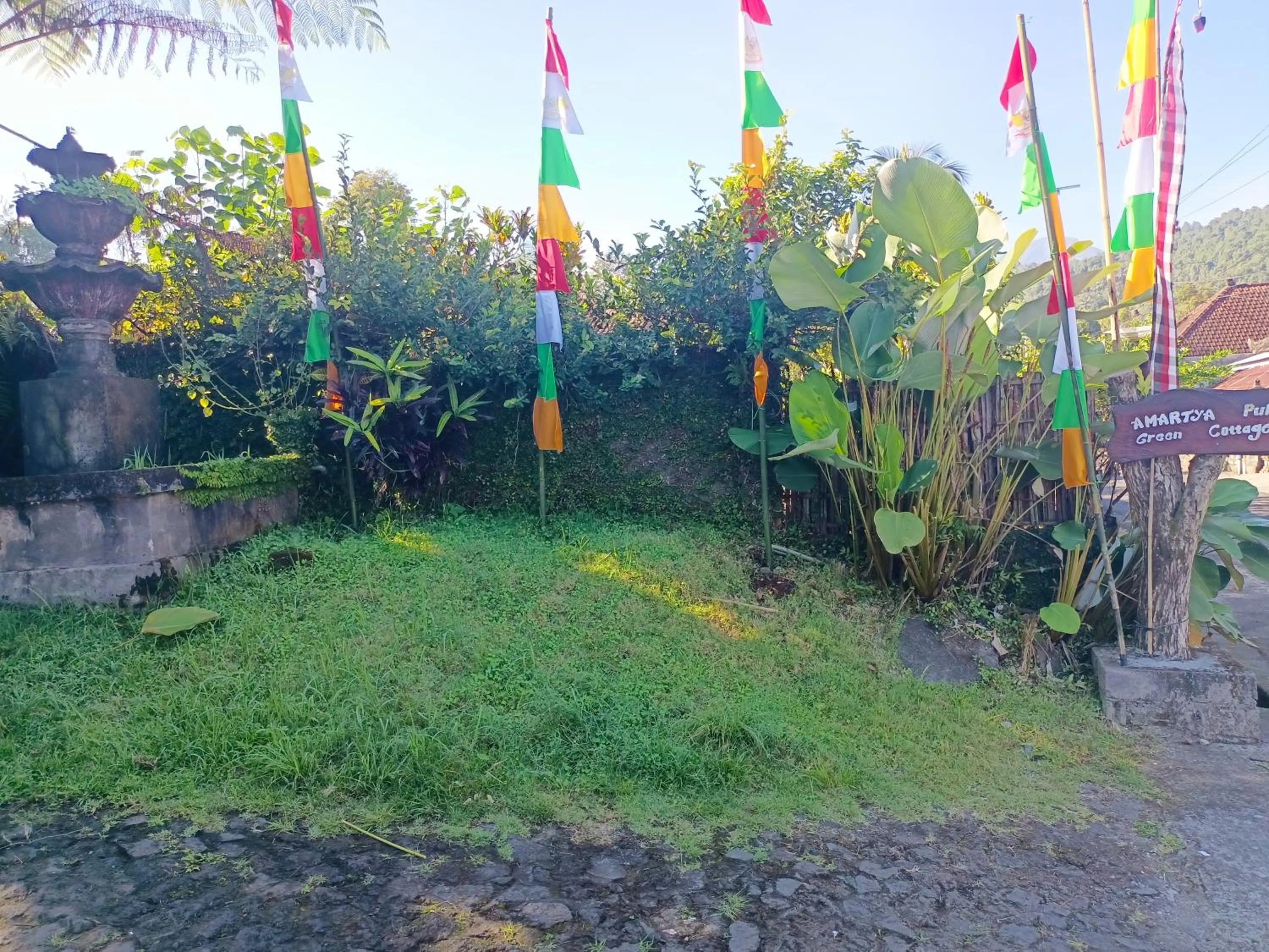 Garden view in Amartya Puri Green Cottages
