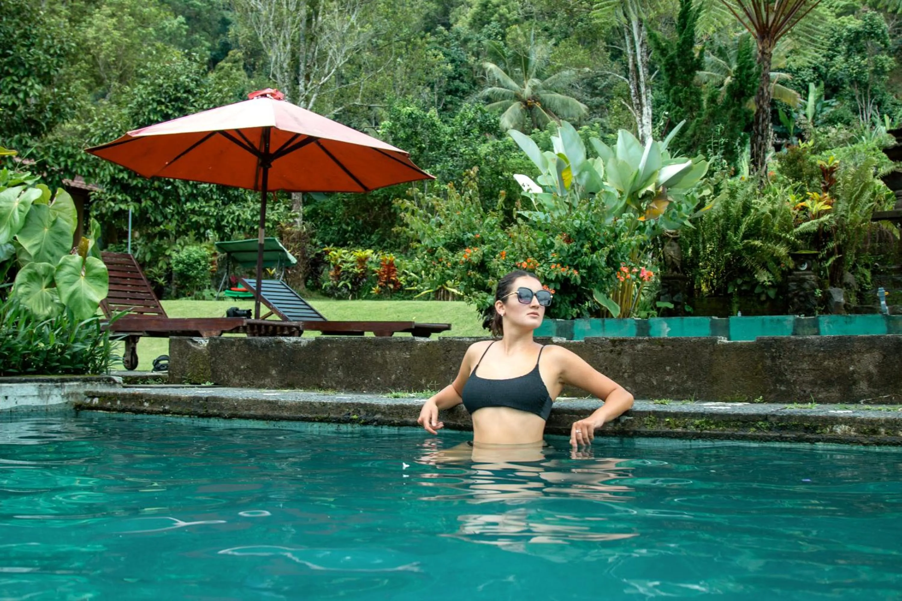 Garden view in Amartya Puri Green Cottages