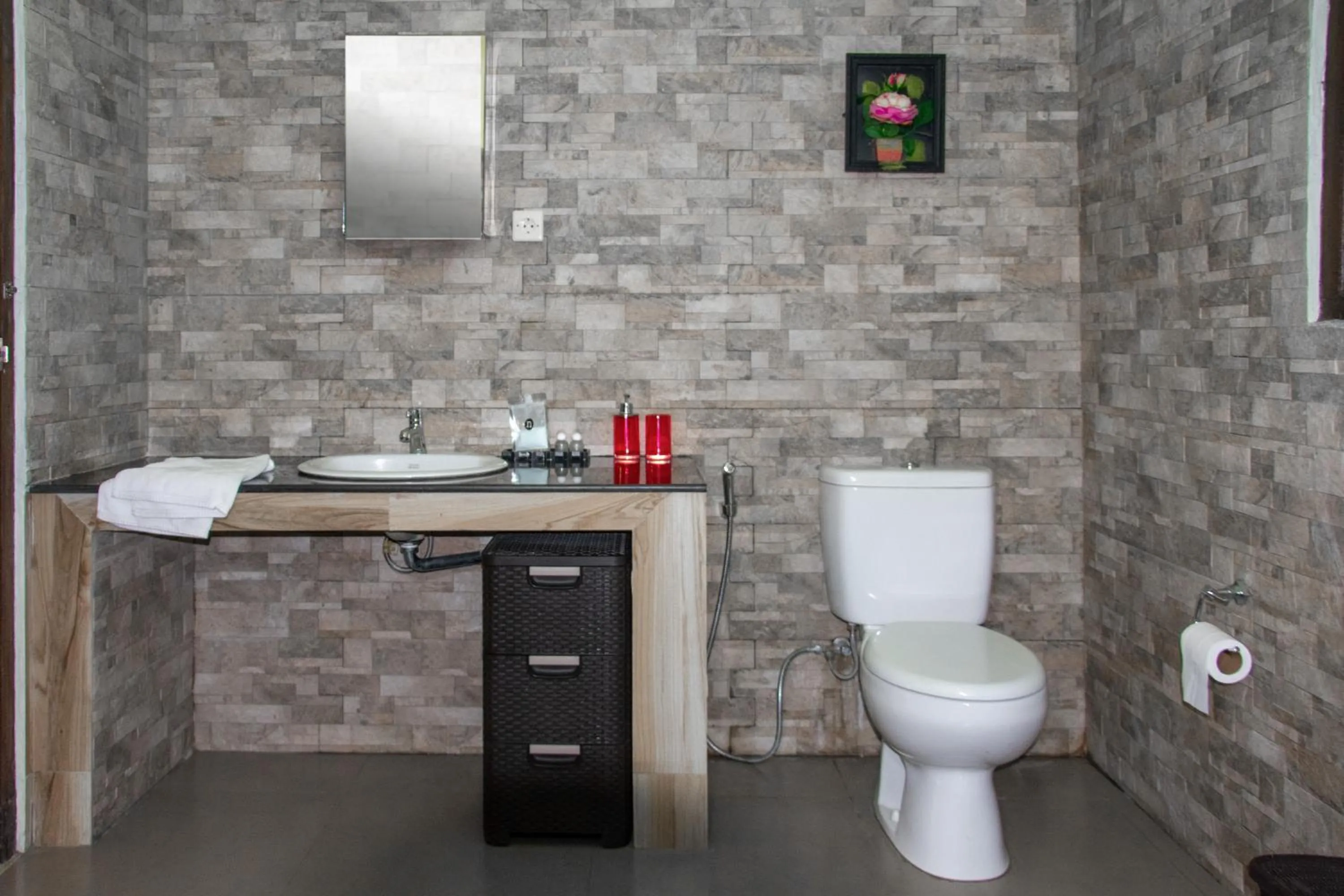 Toilet in Amartya Puri Green Cottages