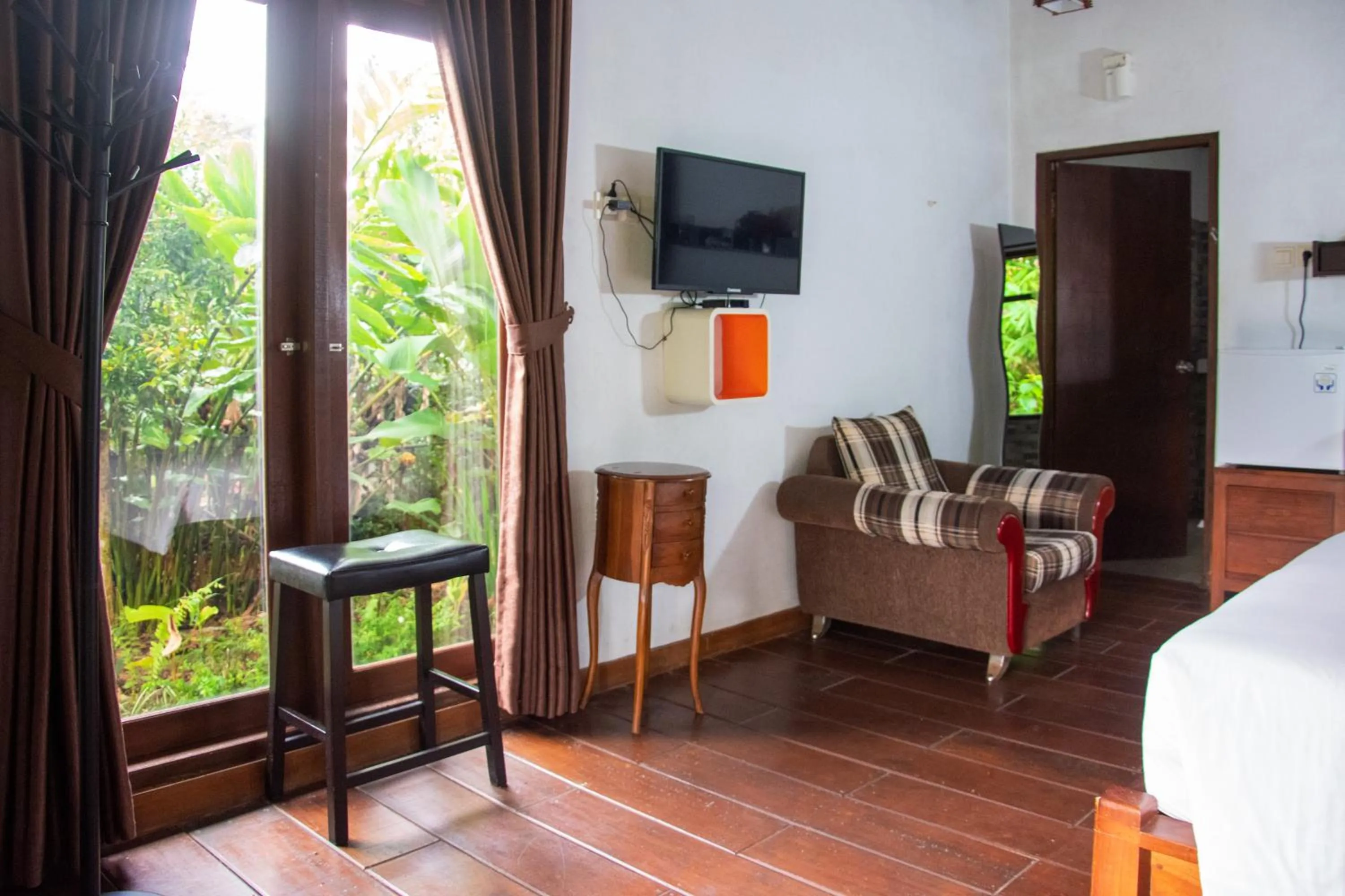 Bedroom, Bed in Amartya Puri Green Cottages