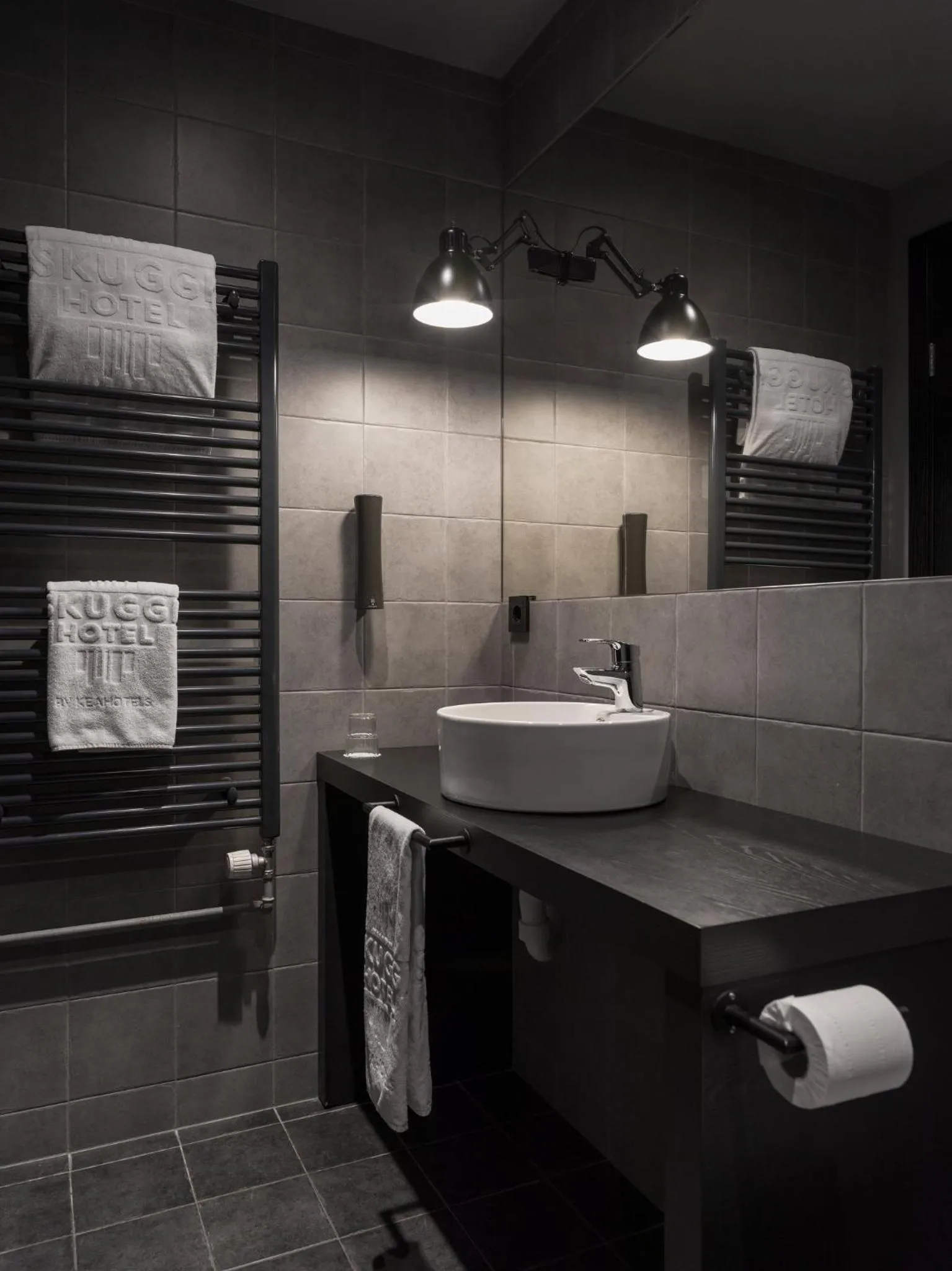 Bathroom in Skuggi Hotel by Keahotels