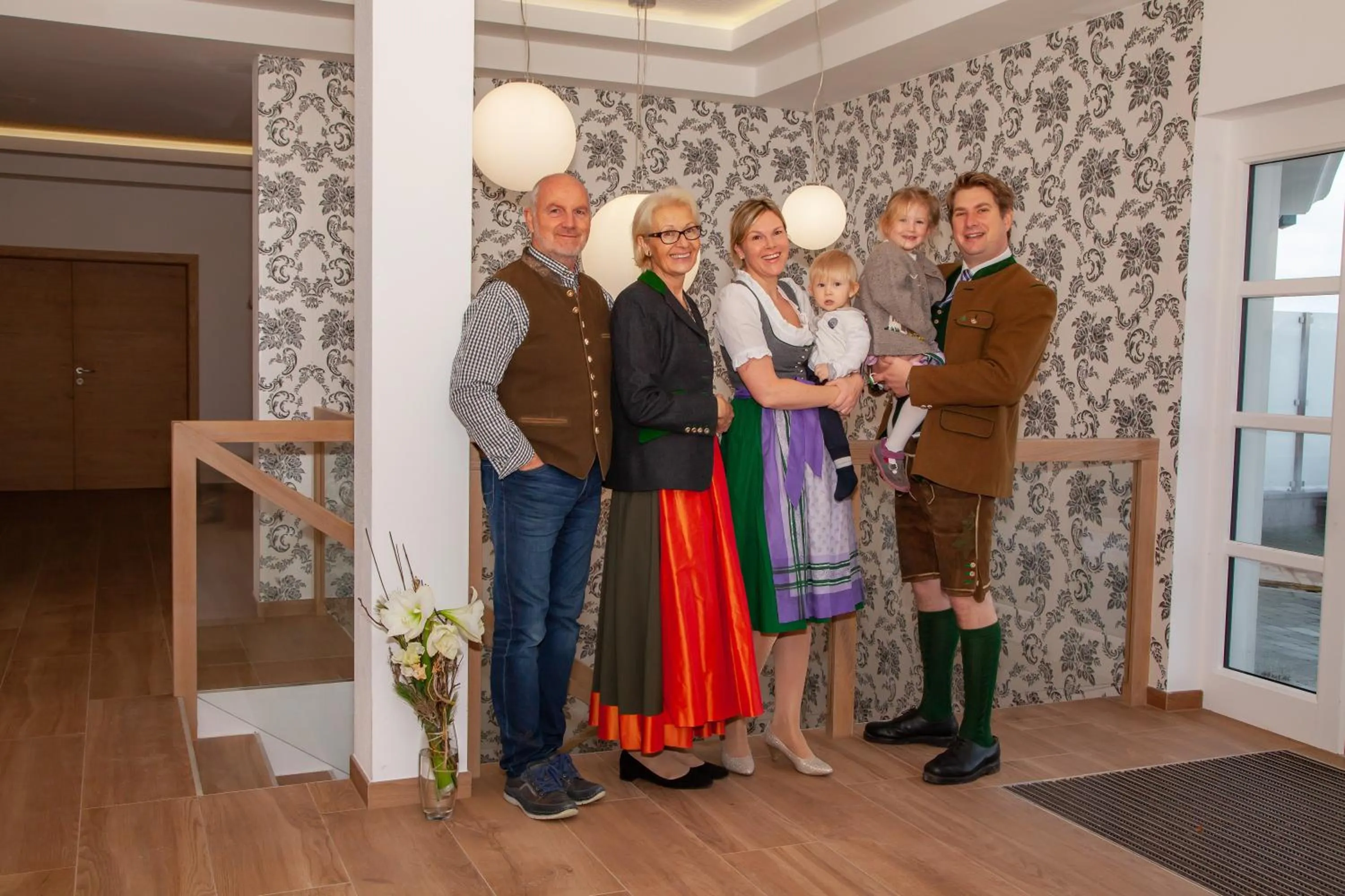 Family in Hotel Irmgard