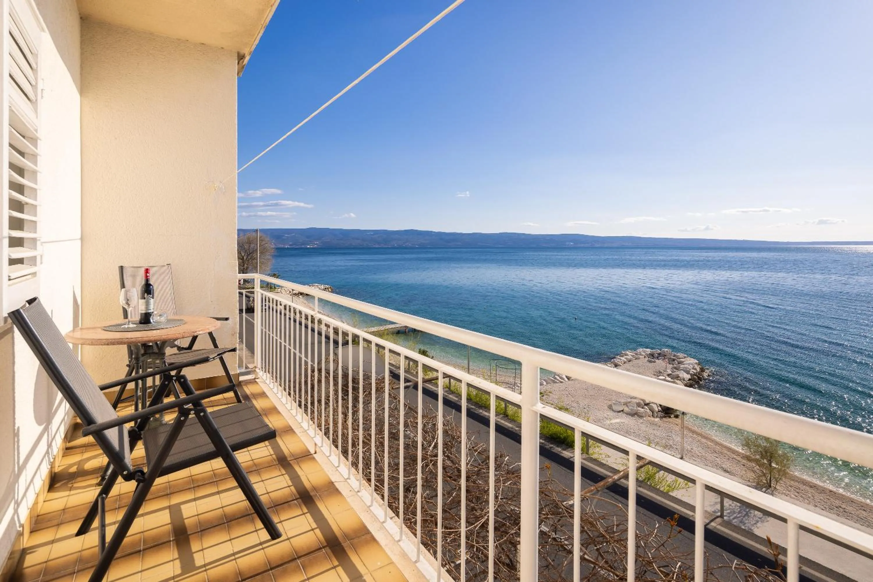 View (from property/room) in Seaside Apartment Blue