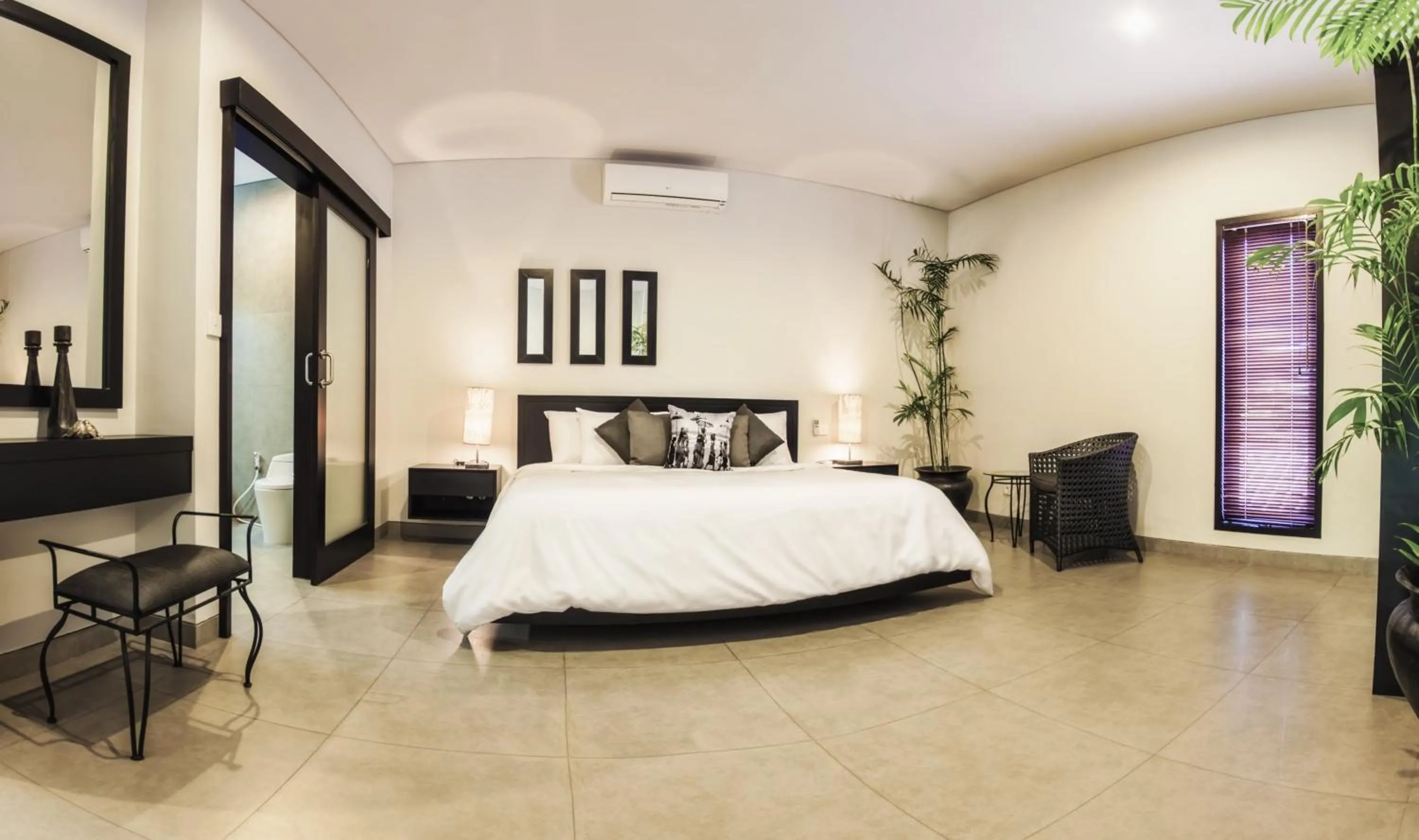 Bed in Villa Lamunan