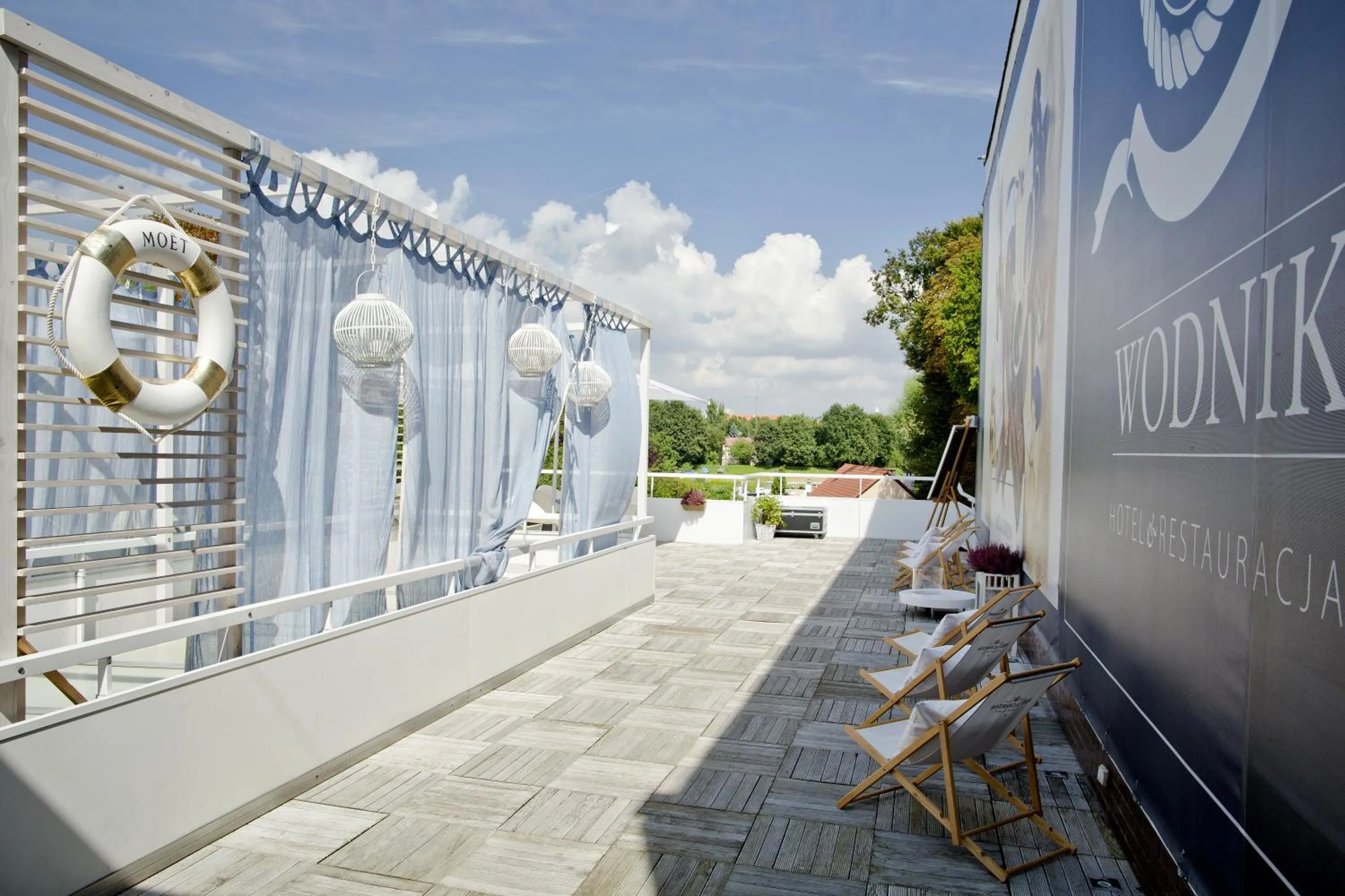 Balcony/Terrace in Hotel Wodnik