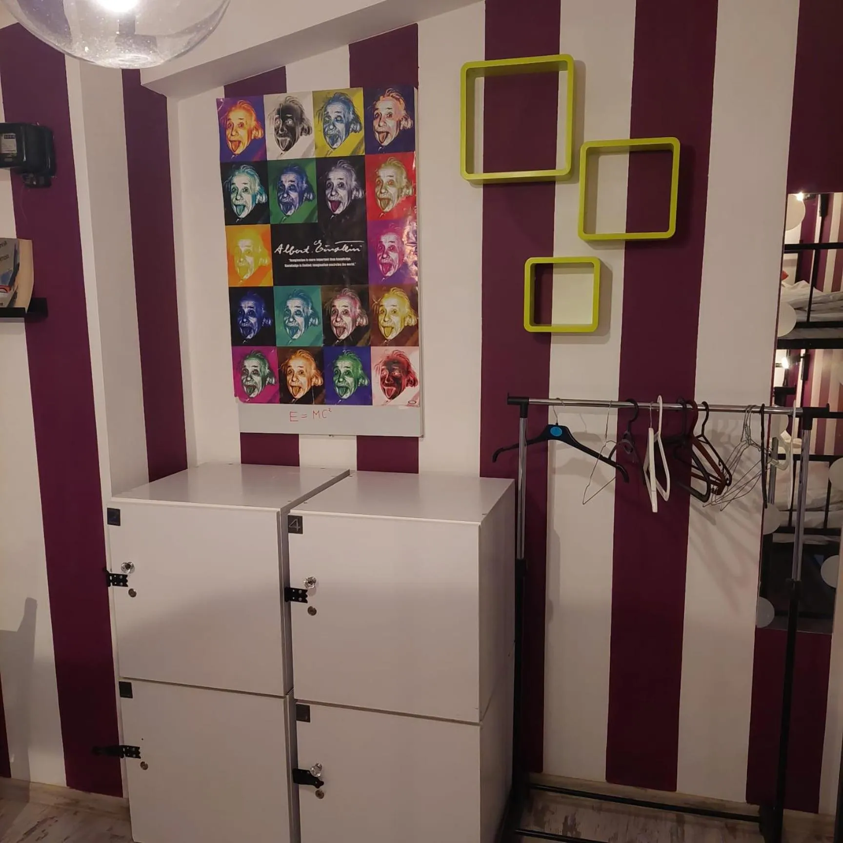 wardrobe in AB Hostel