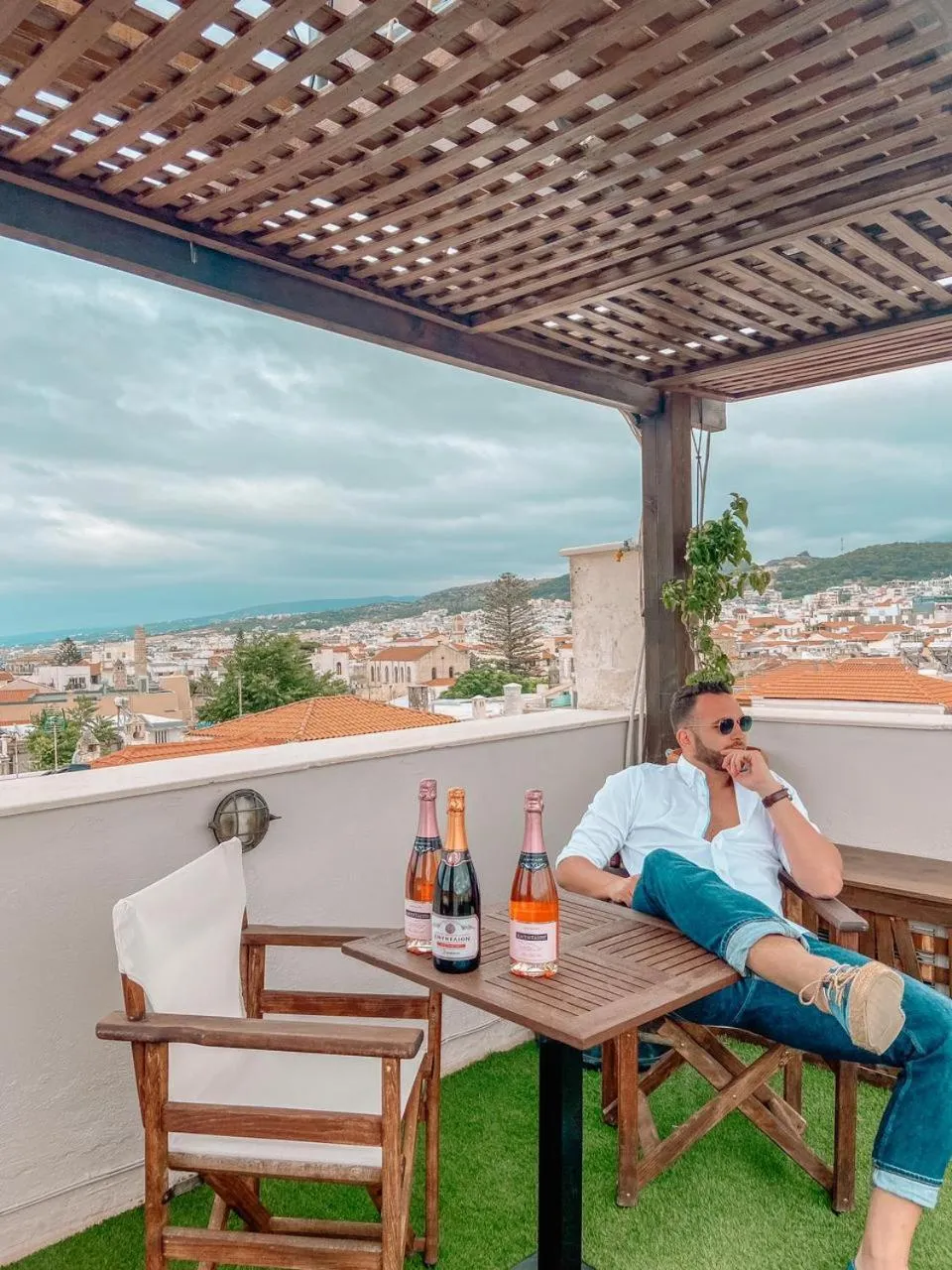 Balcony/Terrace in Archontiko Old Town Suites