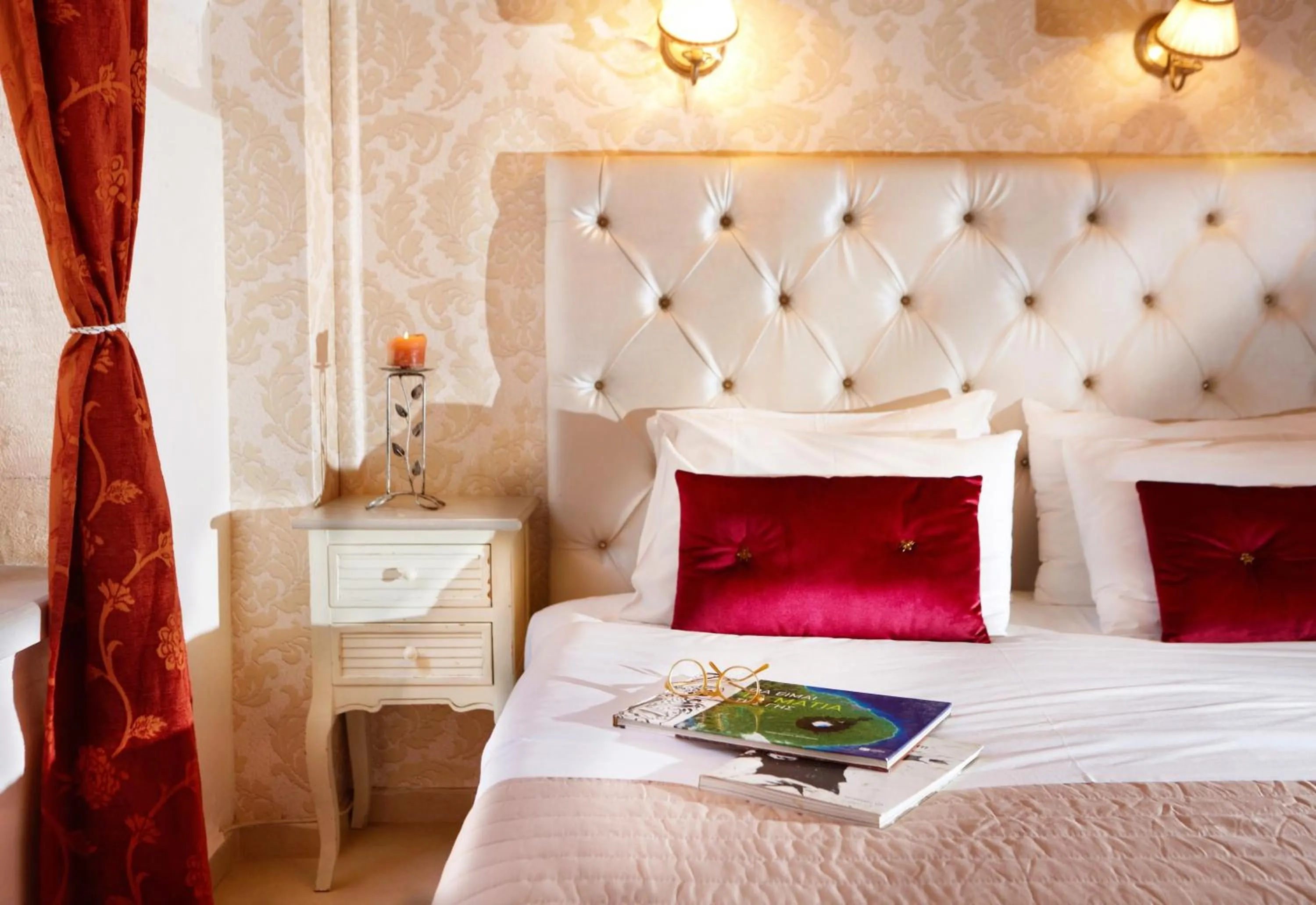 Bedroom, Bed in Archontiko Old Town Suites