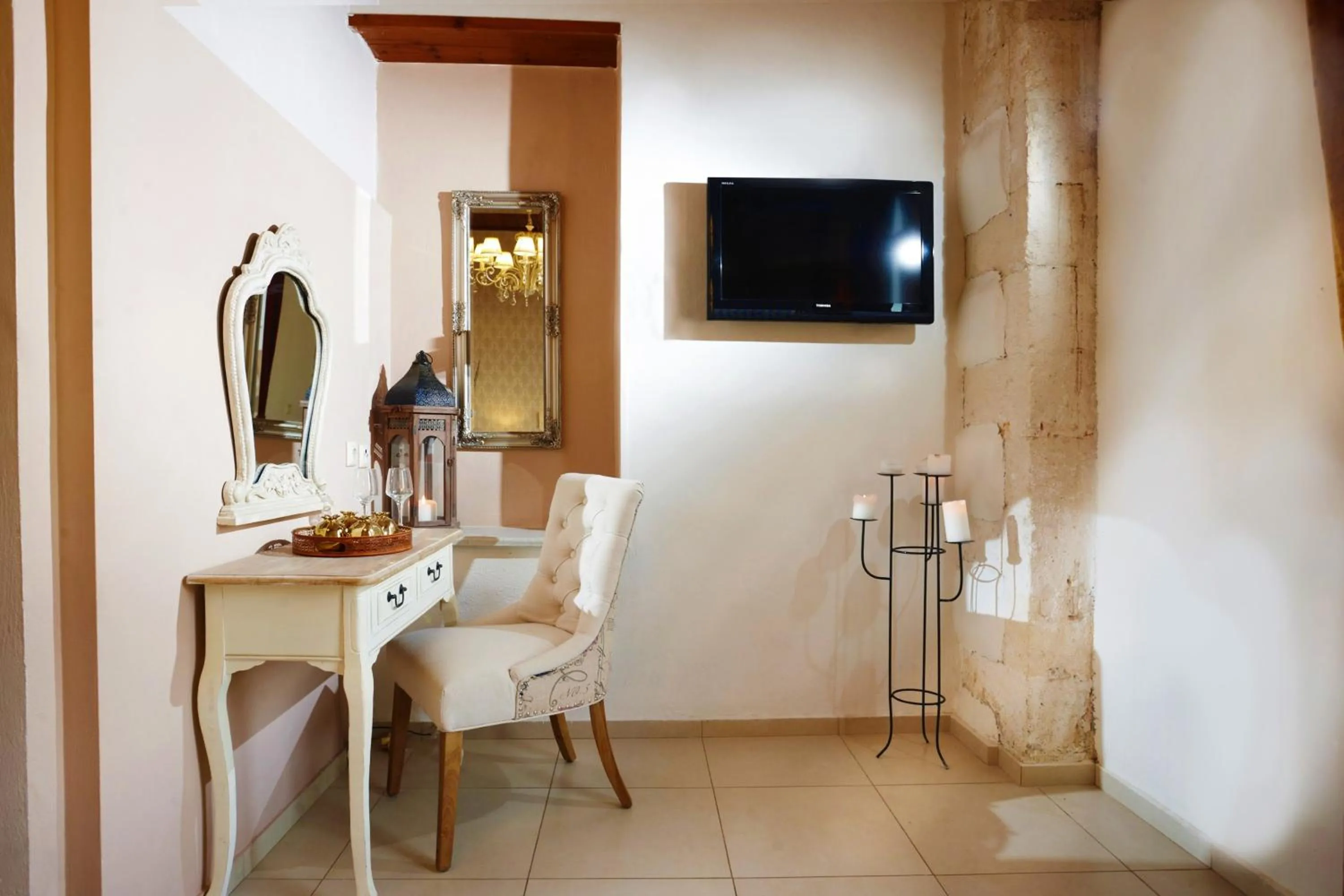 Bedroom in Archontiko Old Town Suites