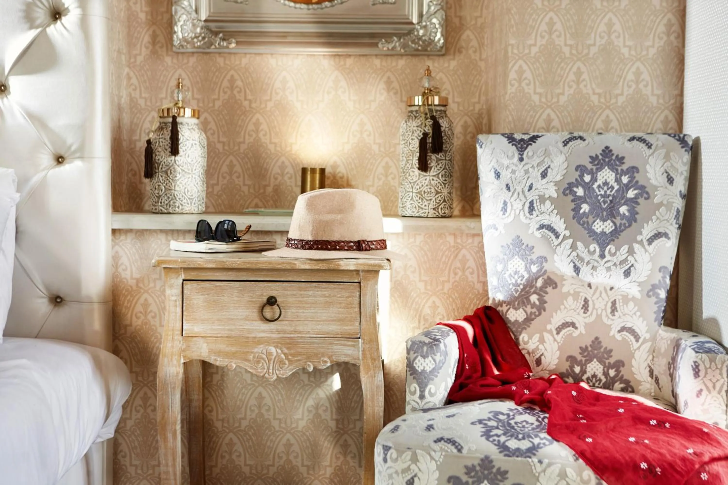 Bedroom, Bed in Archontiko Old Town Suites