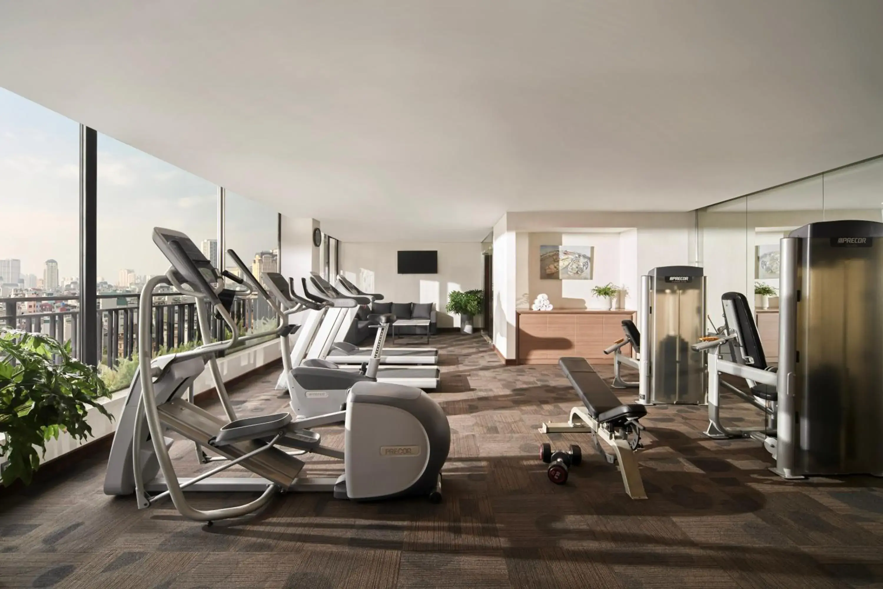 Fitness centre/facilities in The Ann Hanoi Hotel & Spa Fitness centre/facilities in The Ann Hanoi Hotel & Spa
