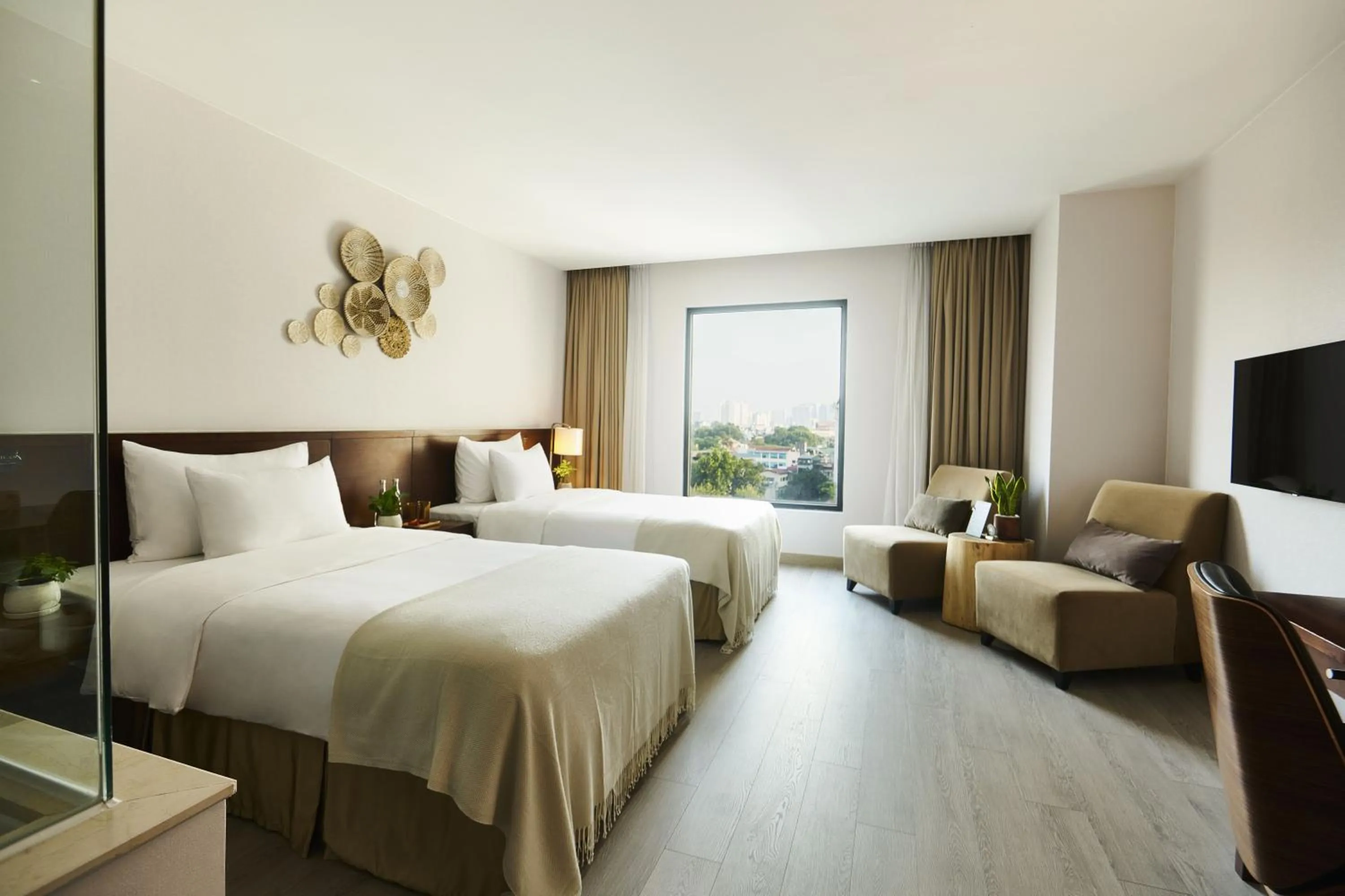 Bed in The Ann Hanoi Hotel & Spa