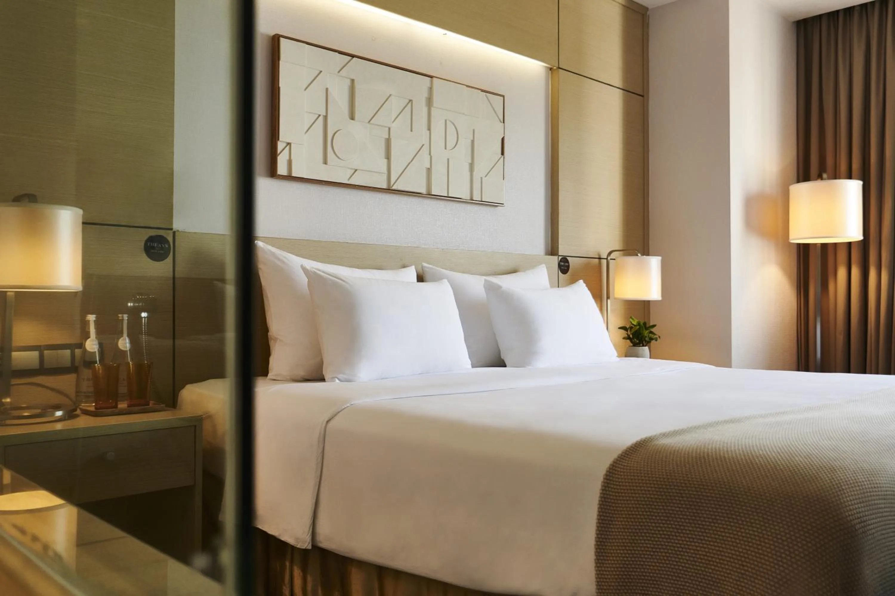 Bed in The Ann Hanoi Hotel & Spa