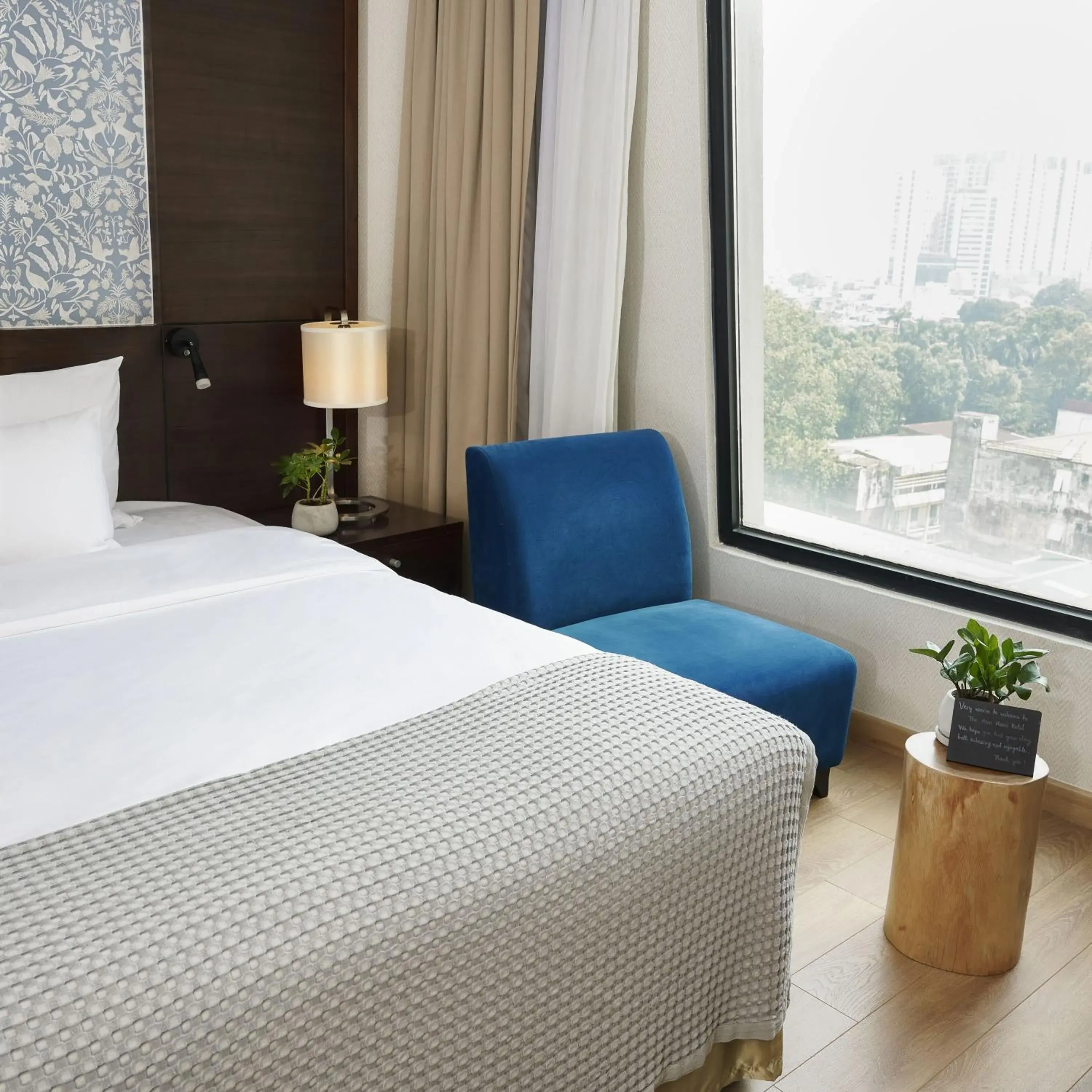 Bed in The Ann Hanoi Hotel & Spa Bed in The Ann Hanoi Hotel & Spa