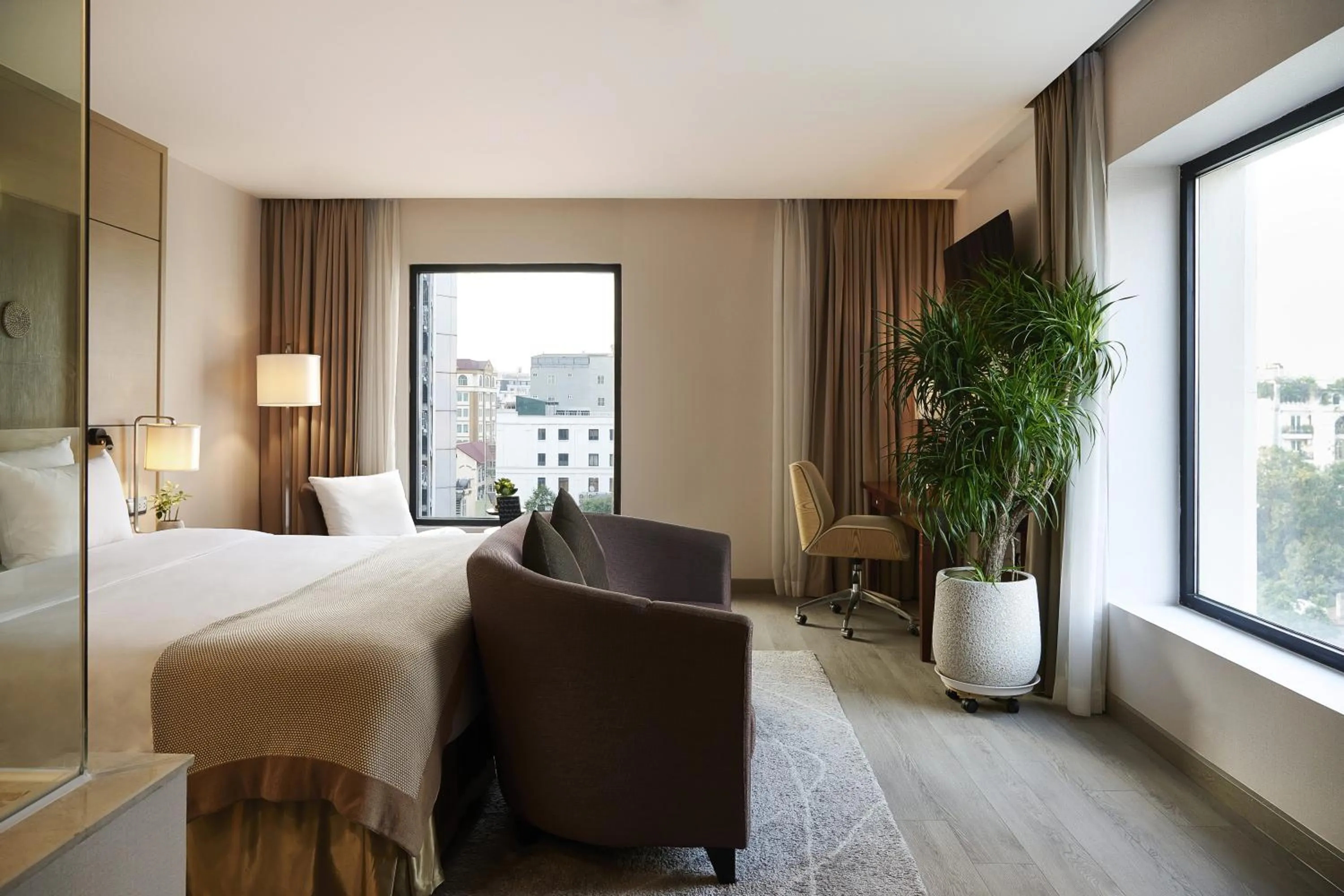 Photo of the whole room, Bed in The Ann Hanoi Hotel & Spa