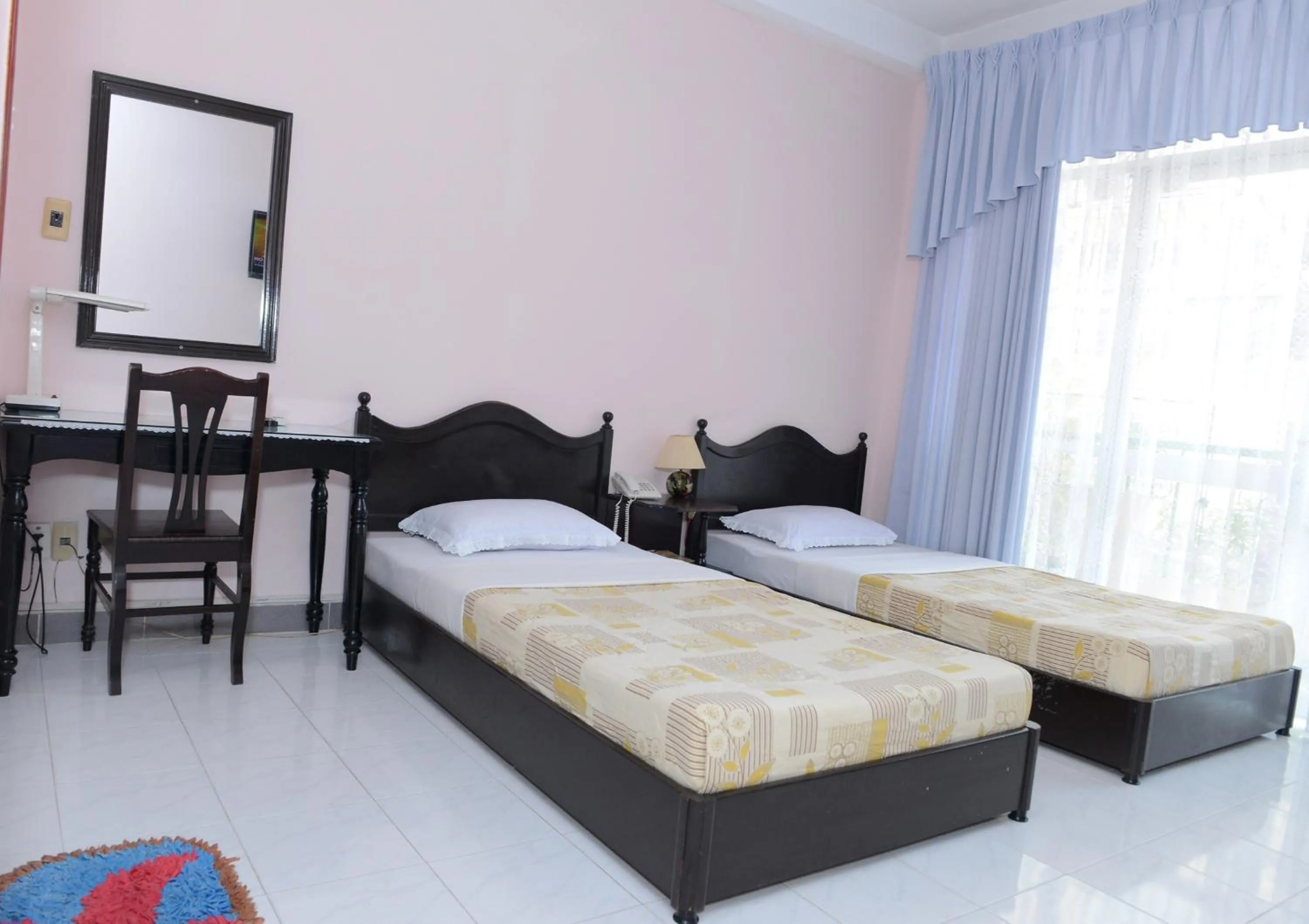 Decorative detail, Bed in Thao Nhi Hotel