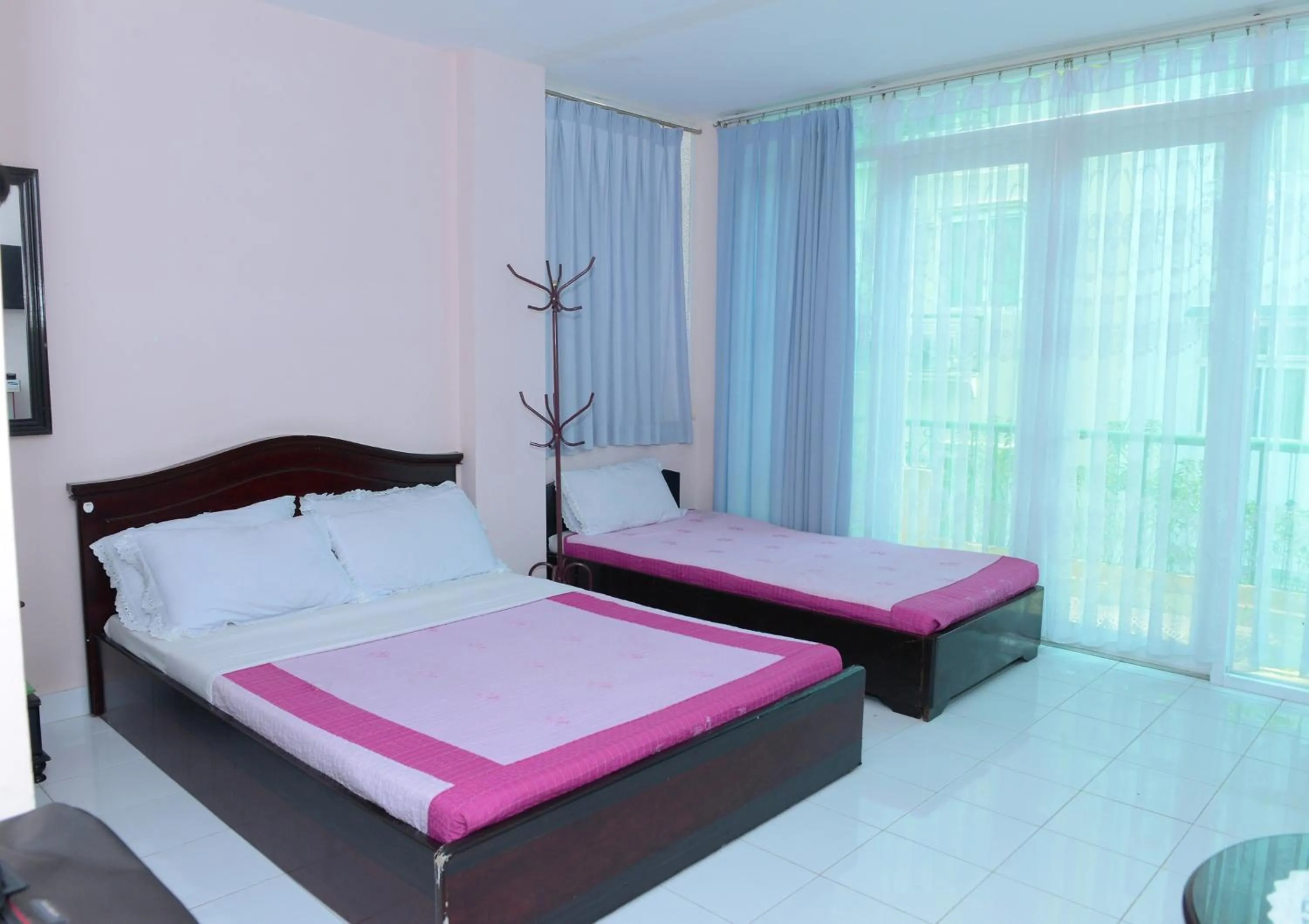 Decorative detail, Bed in Thao Nhi Hotel