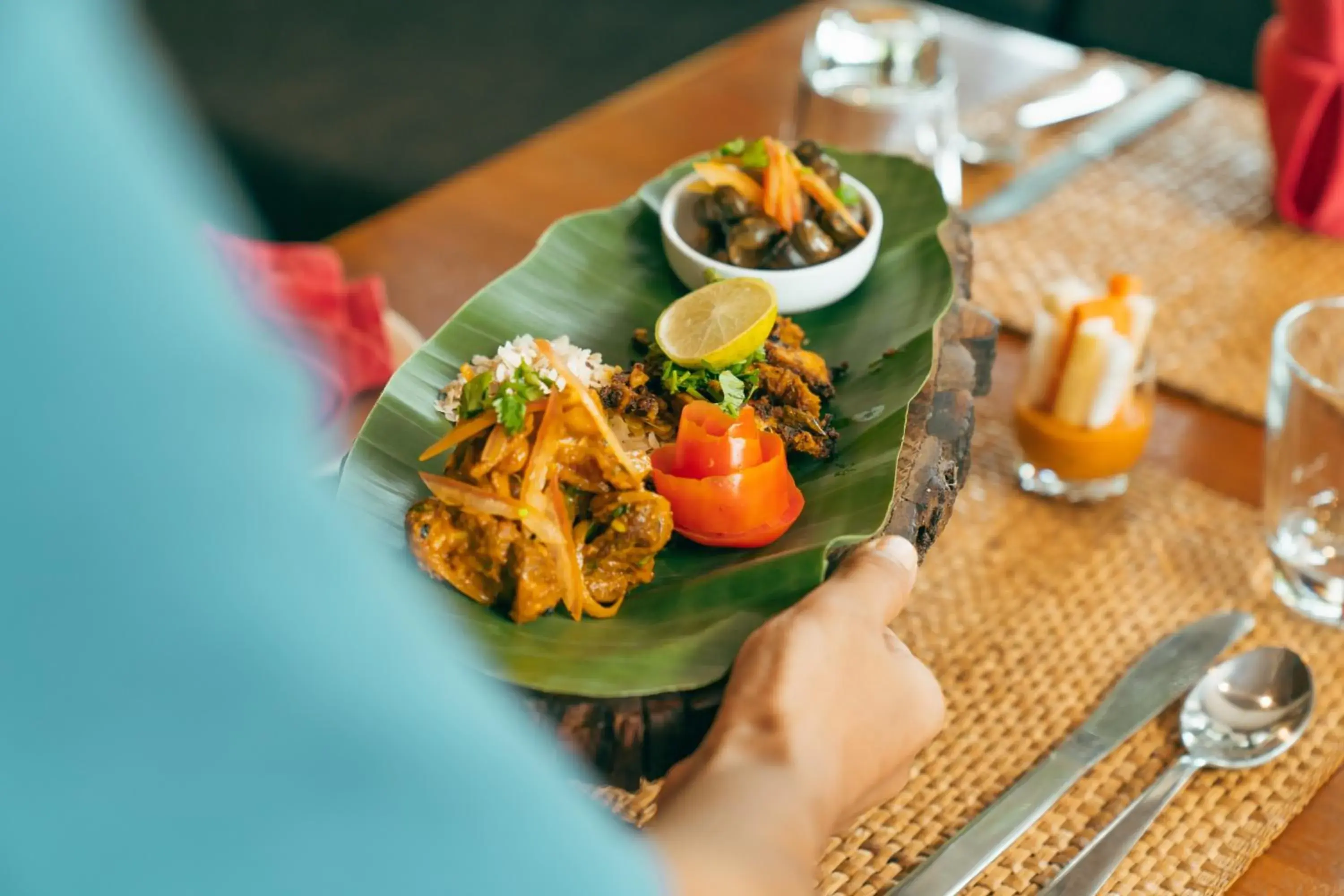 Food close-up in Kasara Chitwan Food close-up in Kasara Chitwan