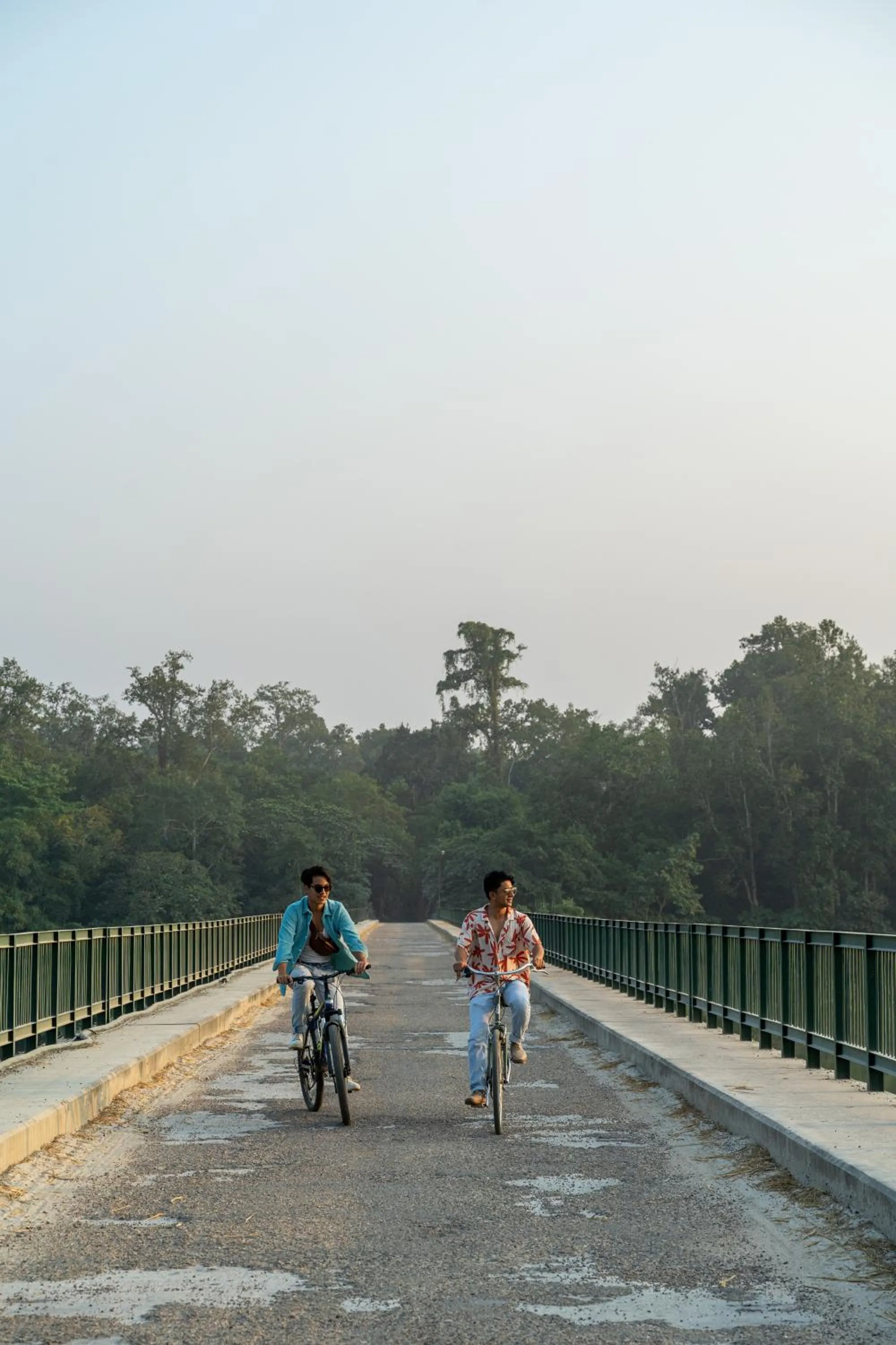 Cycling in Kasara Chitwan